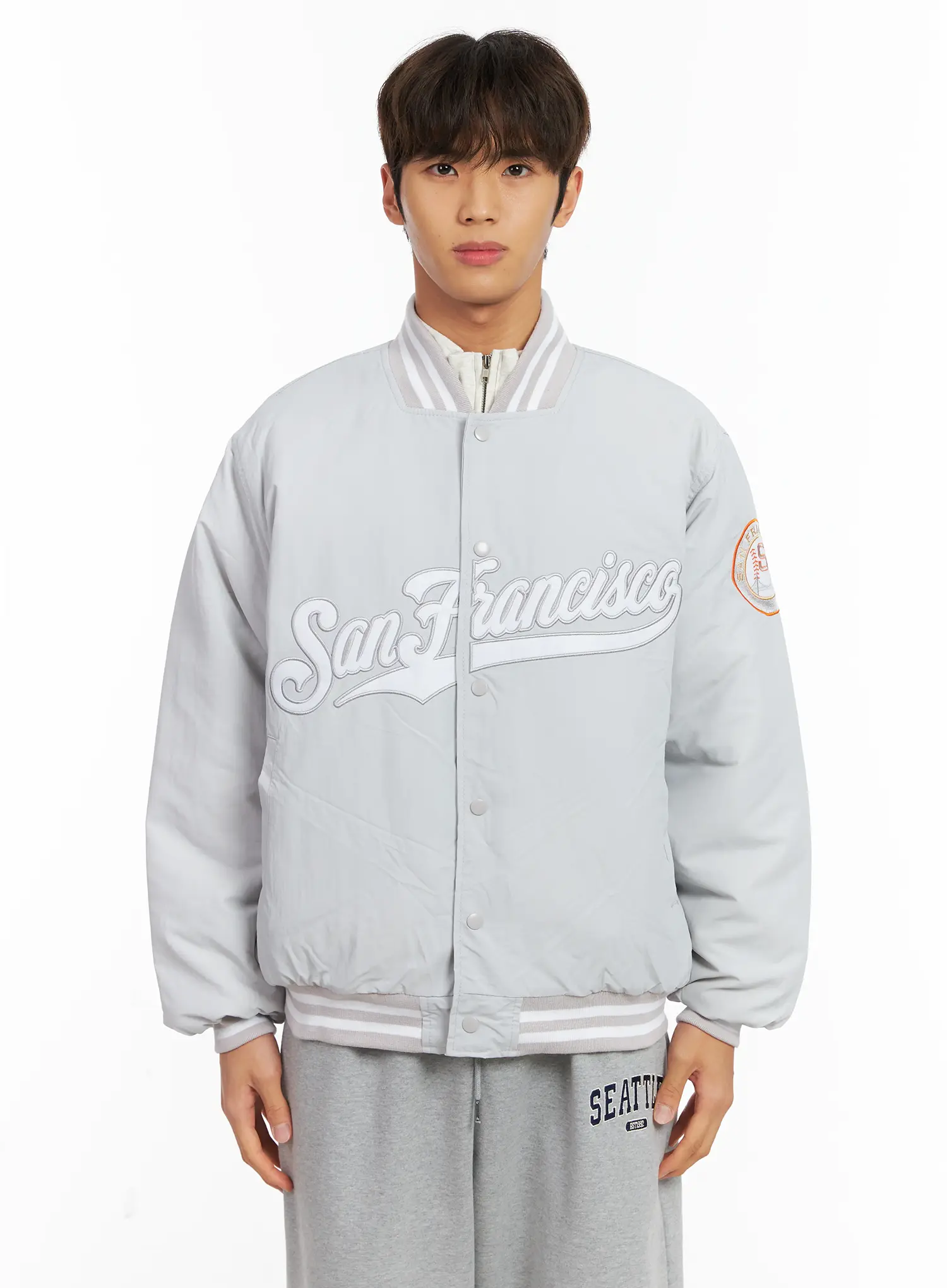 Men's San Francisco Varsity Jacket ID511 - Image 14