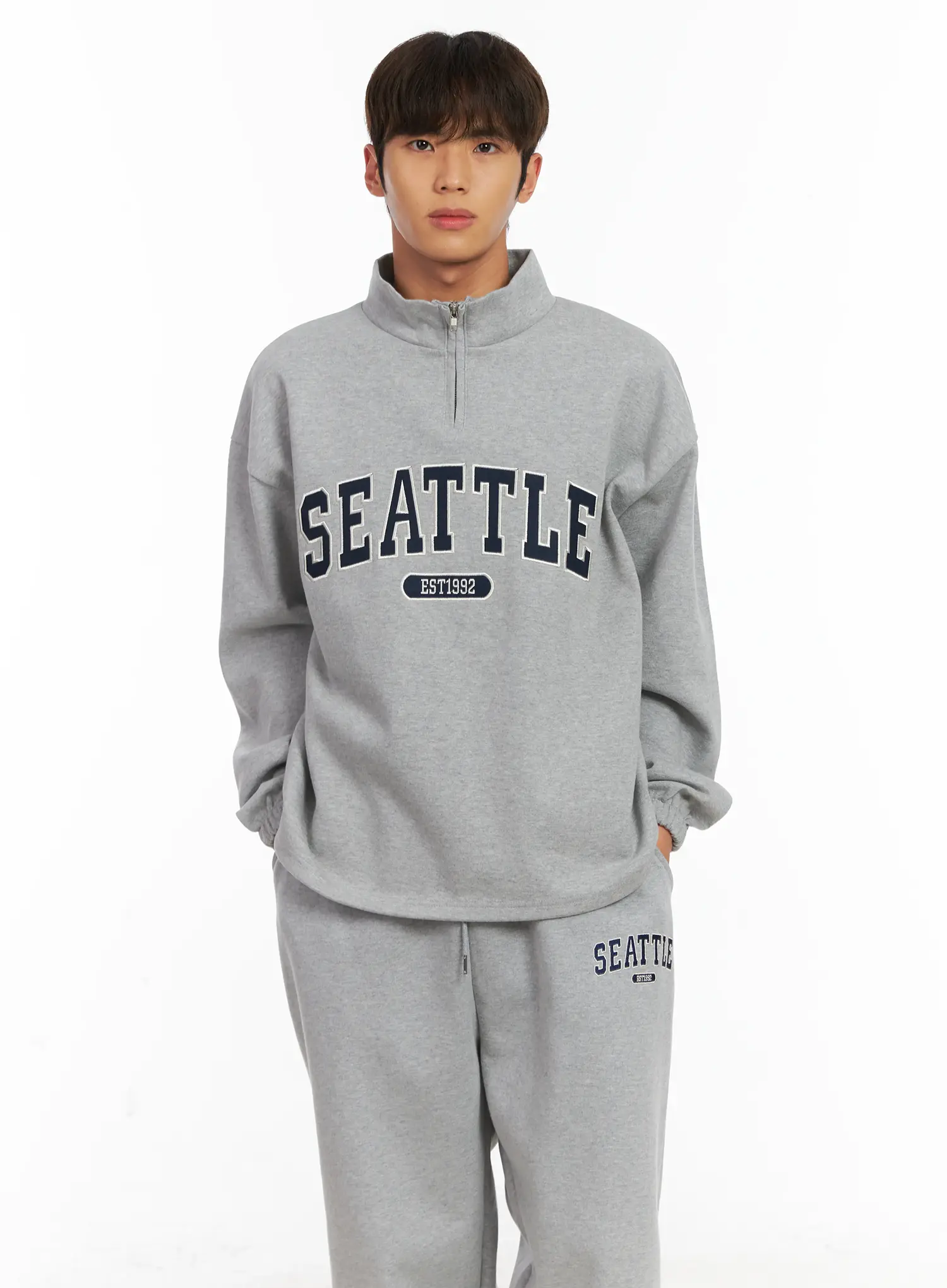 Men's Seattle Quarter-Zip Sweatshirt ID511