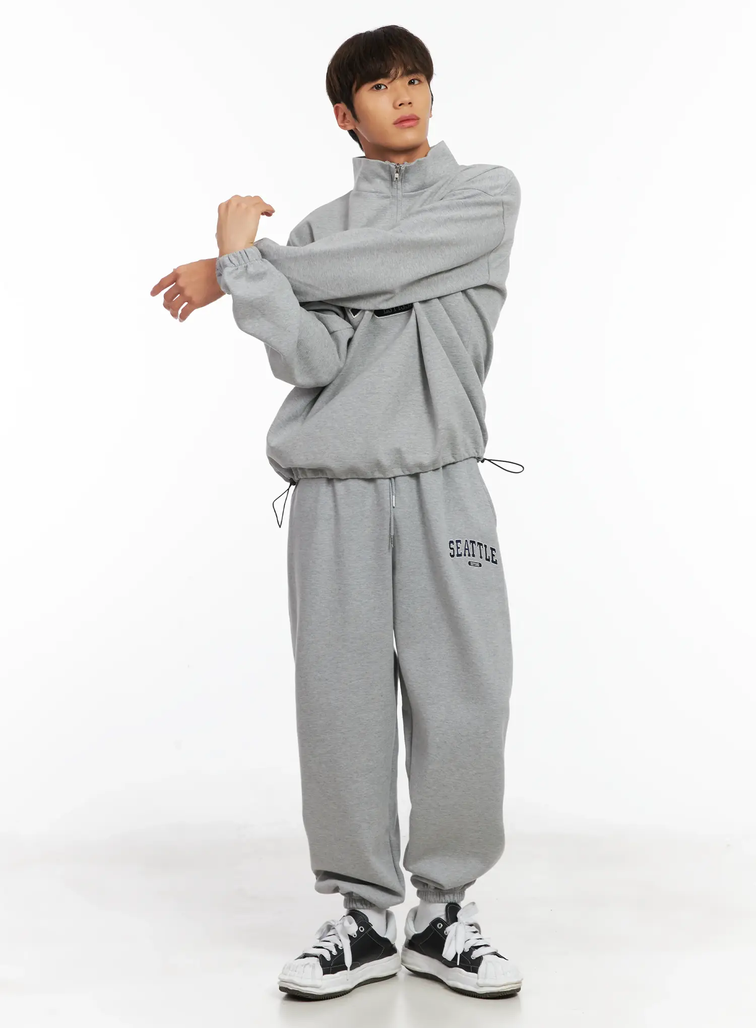 Men's Seattle Quarter-Zip Sweatshirt ID511 - Image 2