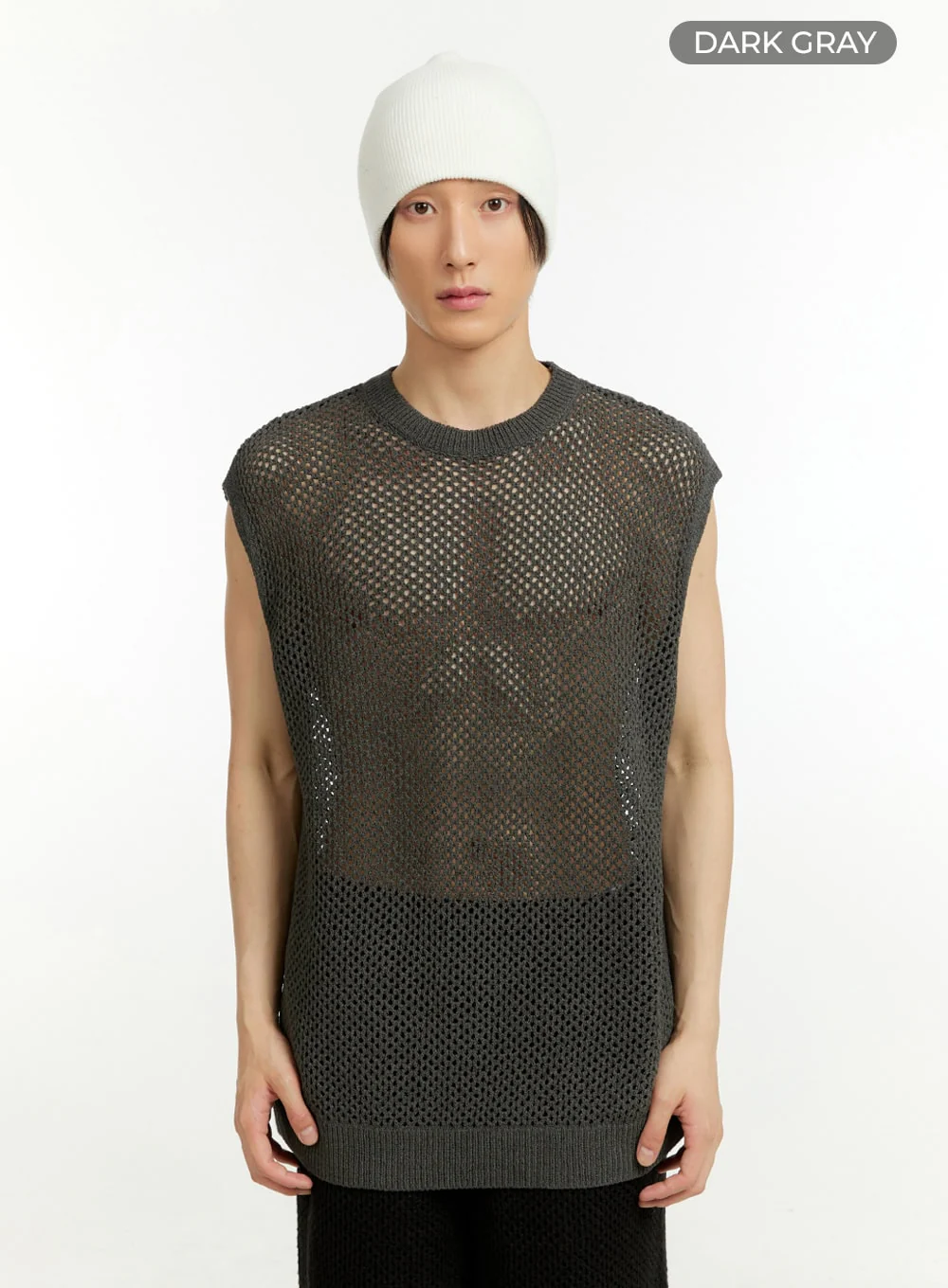Men's Sheer Sleeveless Top IL418 - Image 11