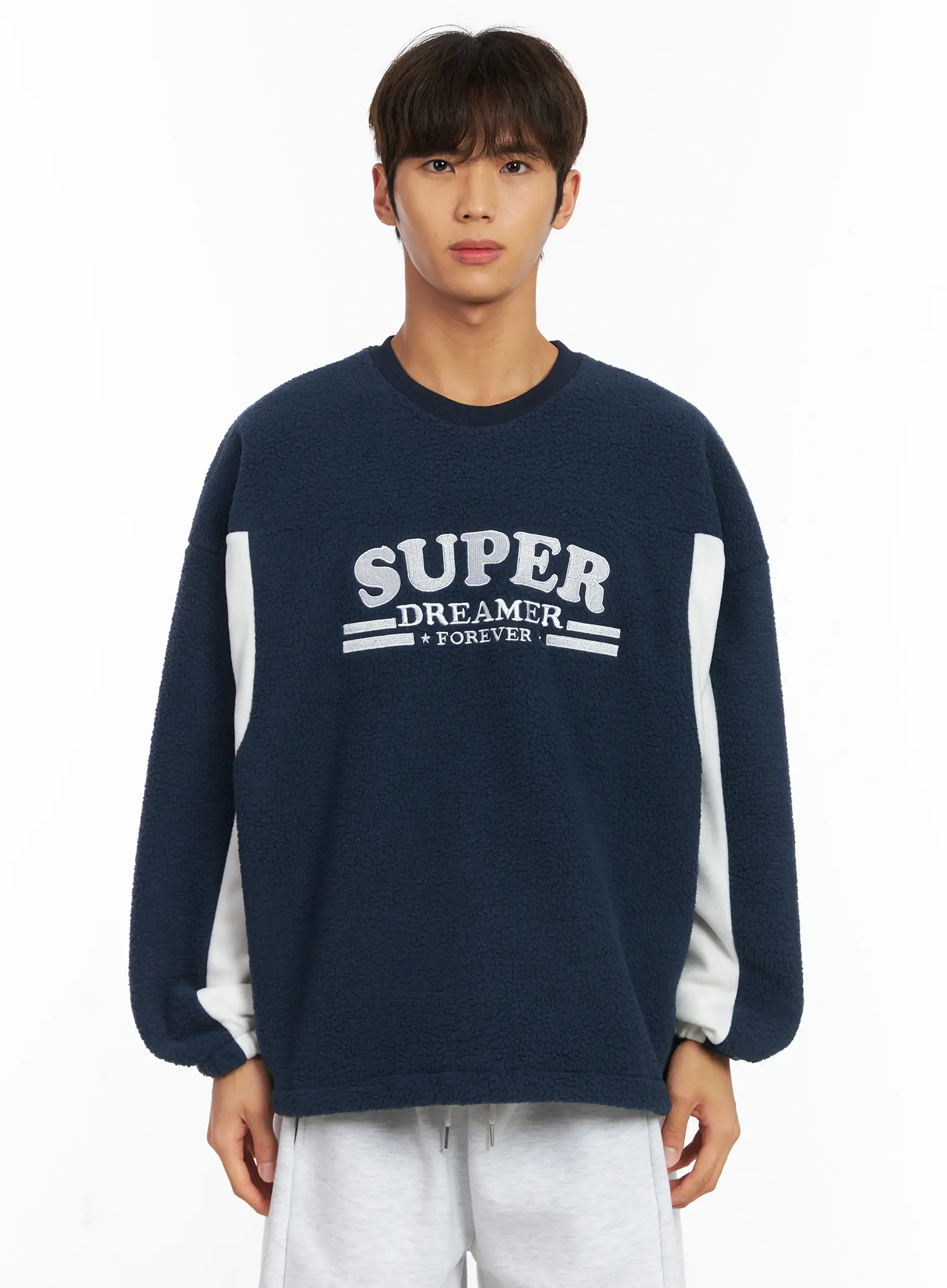 Men's Sherpa Fleece Sweatshirt ID511 - Image 14