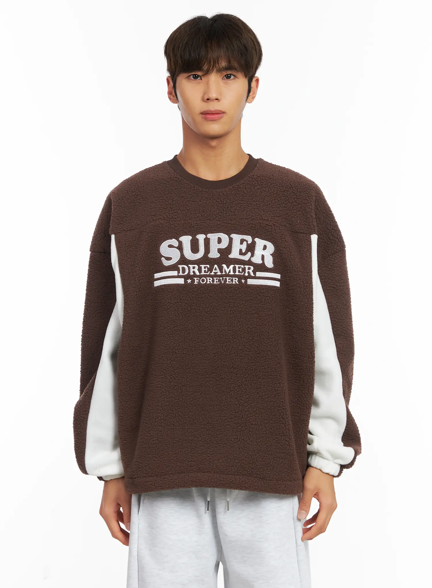 Men's Sherpa Fleece Sweatshirt ID511 - Image 16