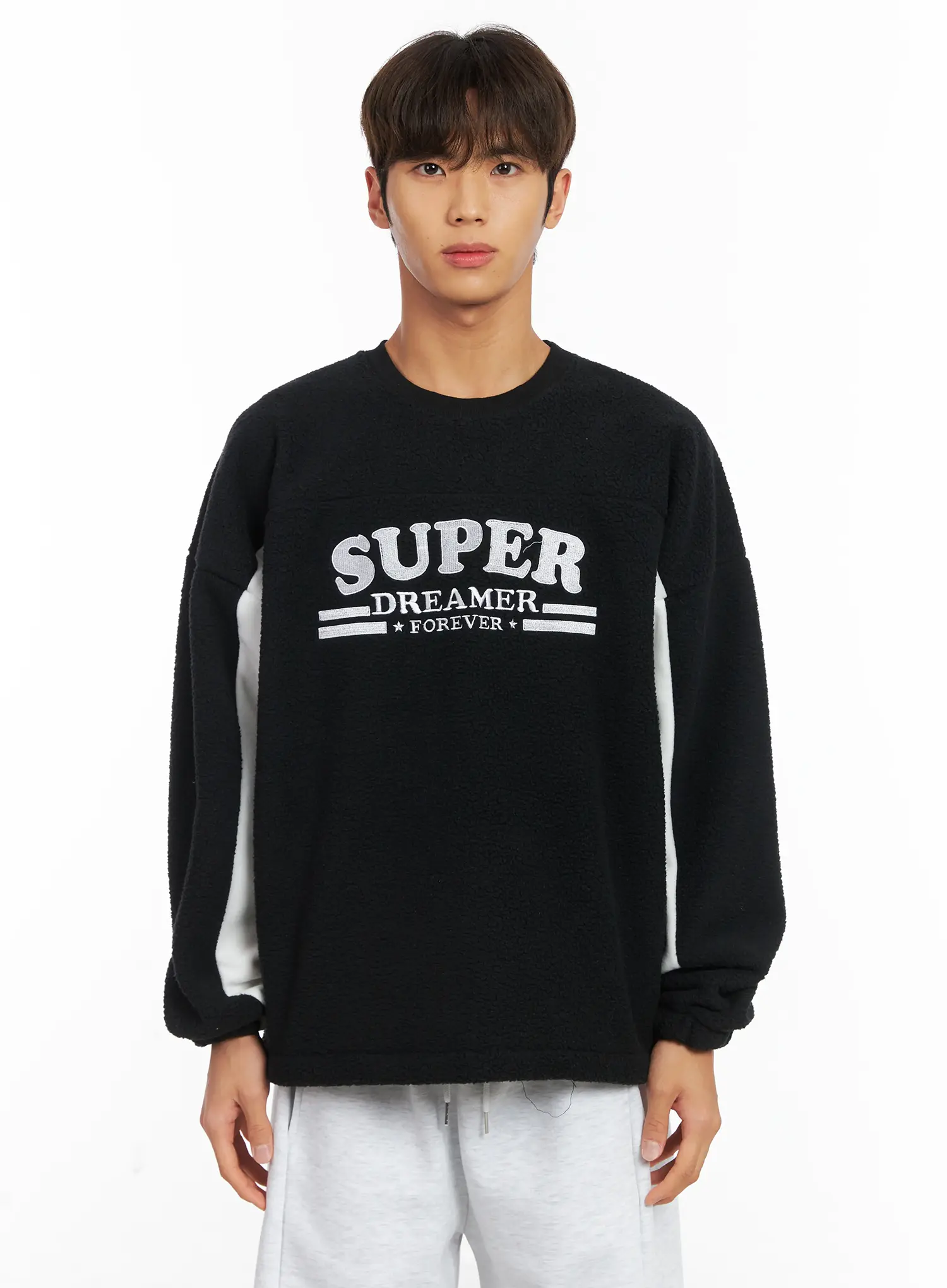 Men's Sherpa Fleece Sweatshirt ID511 - Image 17
