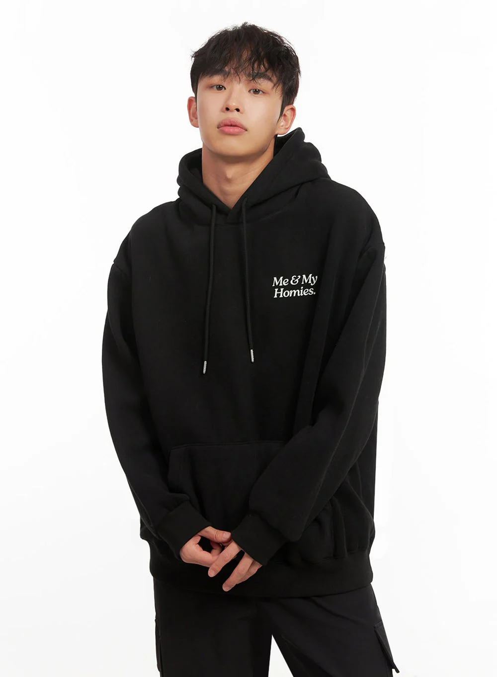 Men's Simple Oversized Hoodie ID431 - Image 4