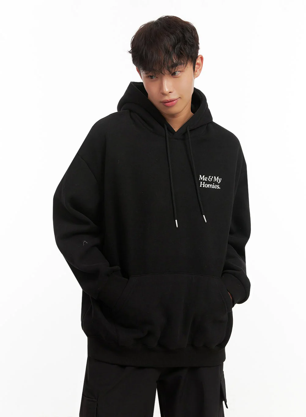 Men's Simple Oversized Hoodie ID431 - Image 5