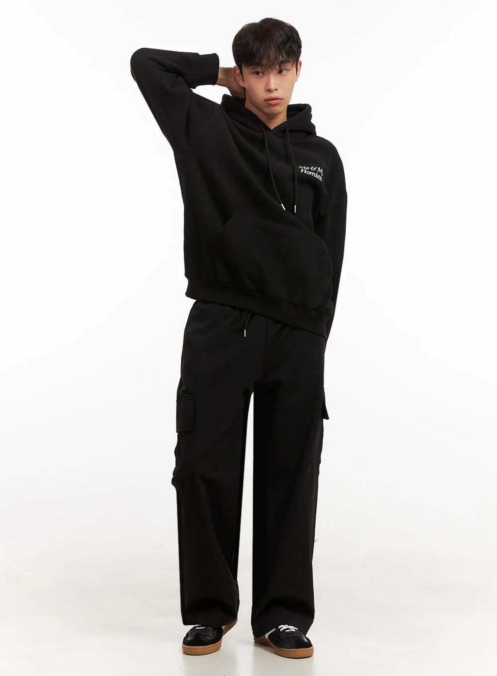 Men's Simple Oversized Hoodie ID431 - Image 6