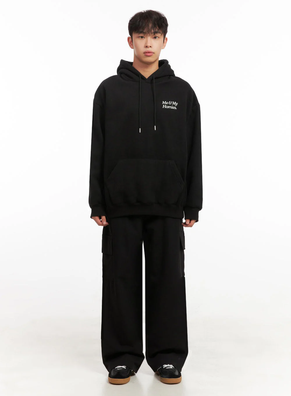 Men's Simple Oversized Hoodie ID431 - Image 7