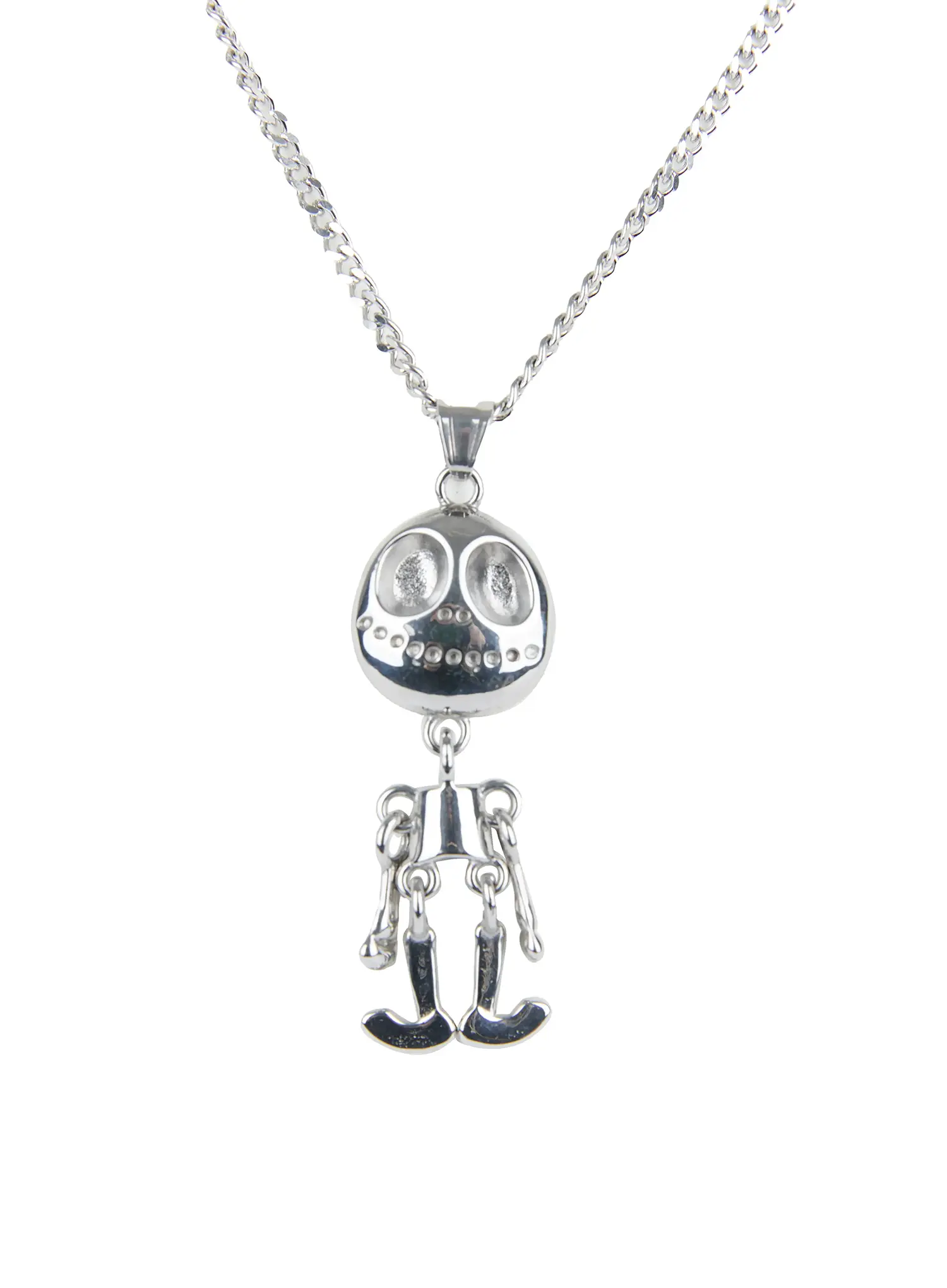 Men's Skull-Charm Necklace IL529 - Image 7
