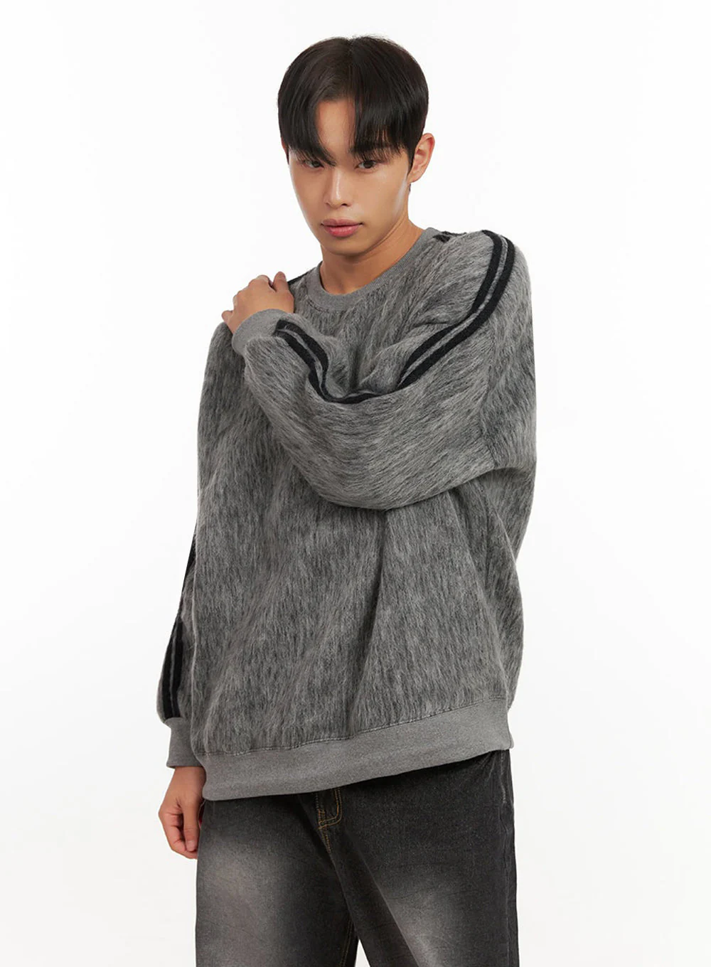 Men's Soft Wool Long Sleeve Pullover ID413 - Image 4