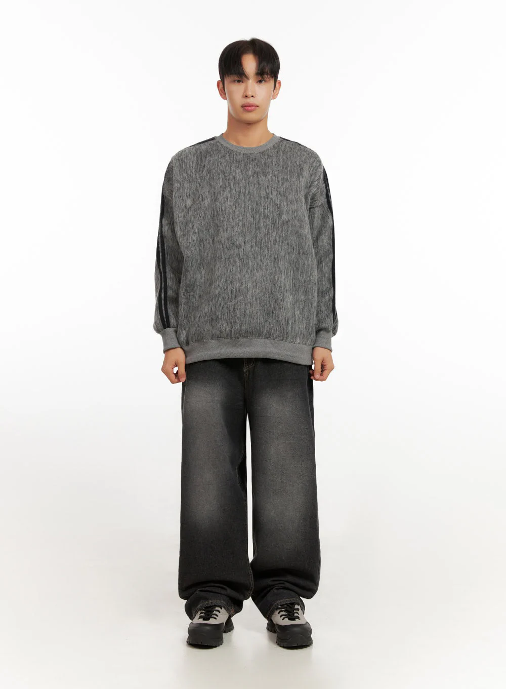 Men's Soft Wool Long Sleeve Pullover ID413 - Image 6