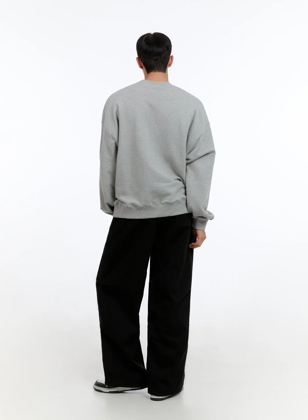 Men's Solid Banded Parachute Pants IS413 - Image 8