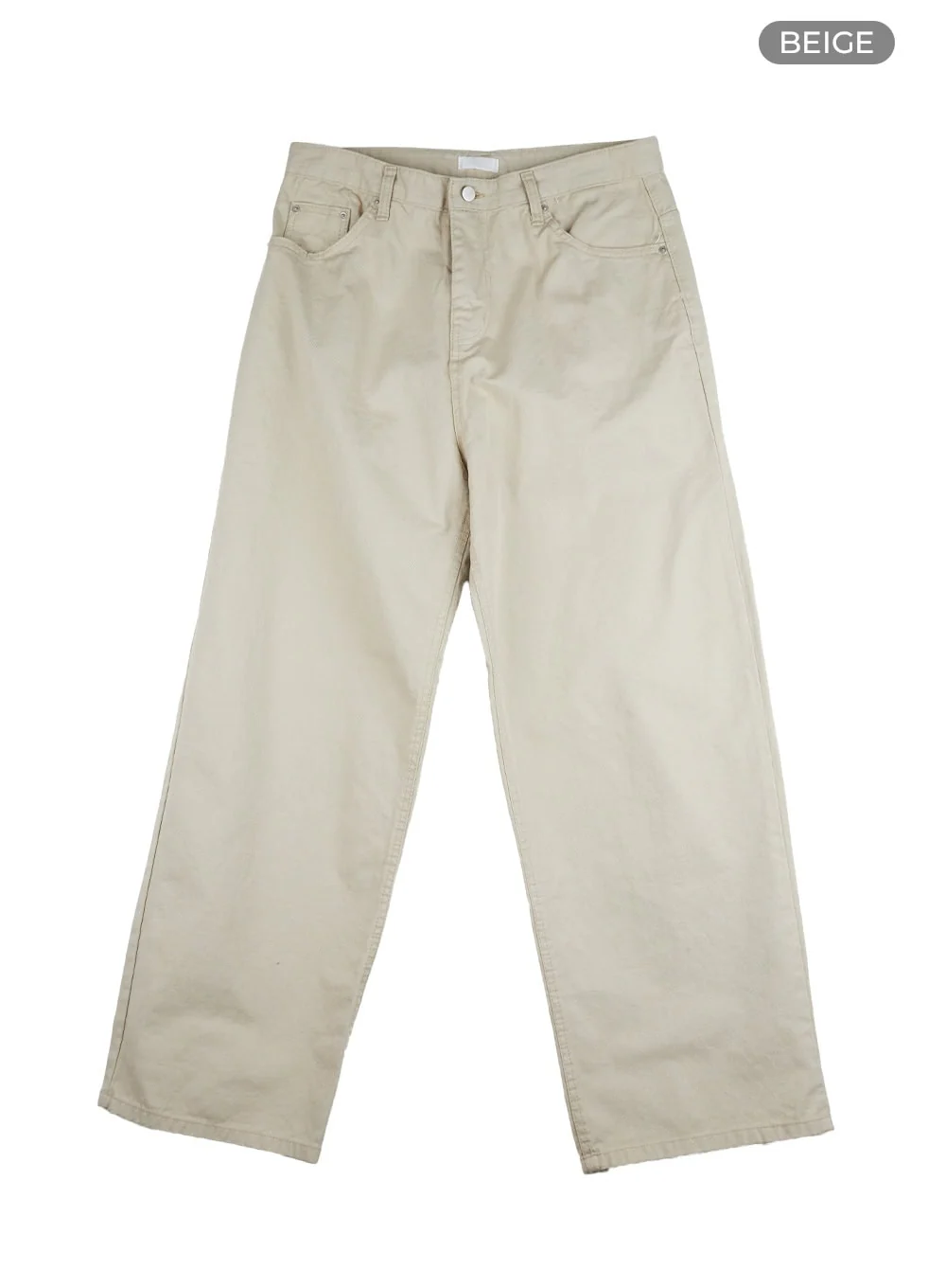 Men's Solid Cotton Baggy Pants IL404 - Image 10