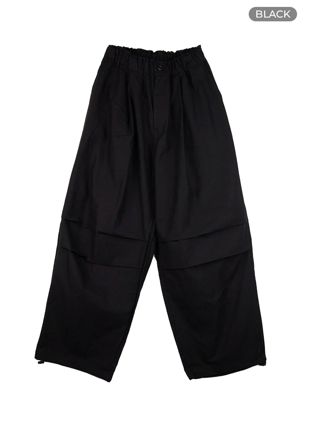 Men's Solid Pintuck Wide Leg Trousers CO408 - Image 11
