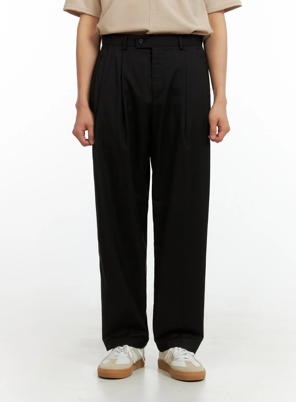 Men's Solid Trousers IU414 - Image 2