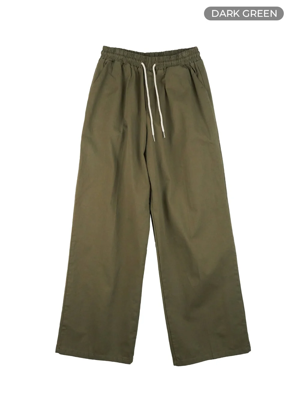Men's Solid Wide-Fit Pants IG409 - Image 11