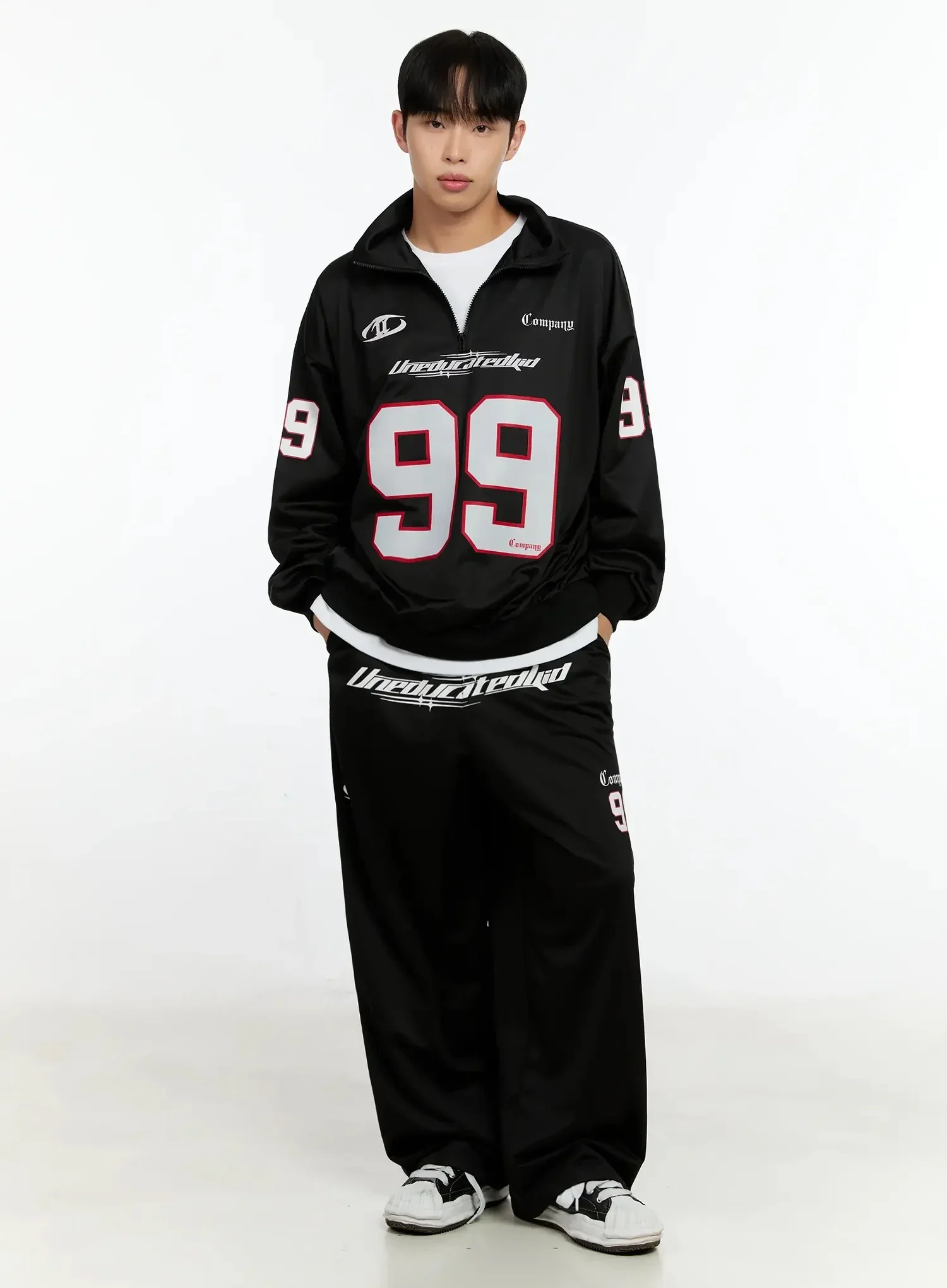 Men's Sports Jersey Quarter Zip-Up IN525 - Image 12