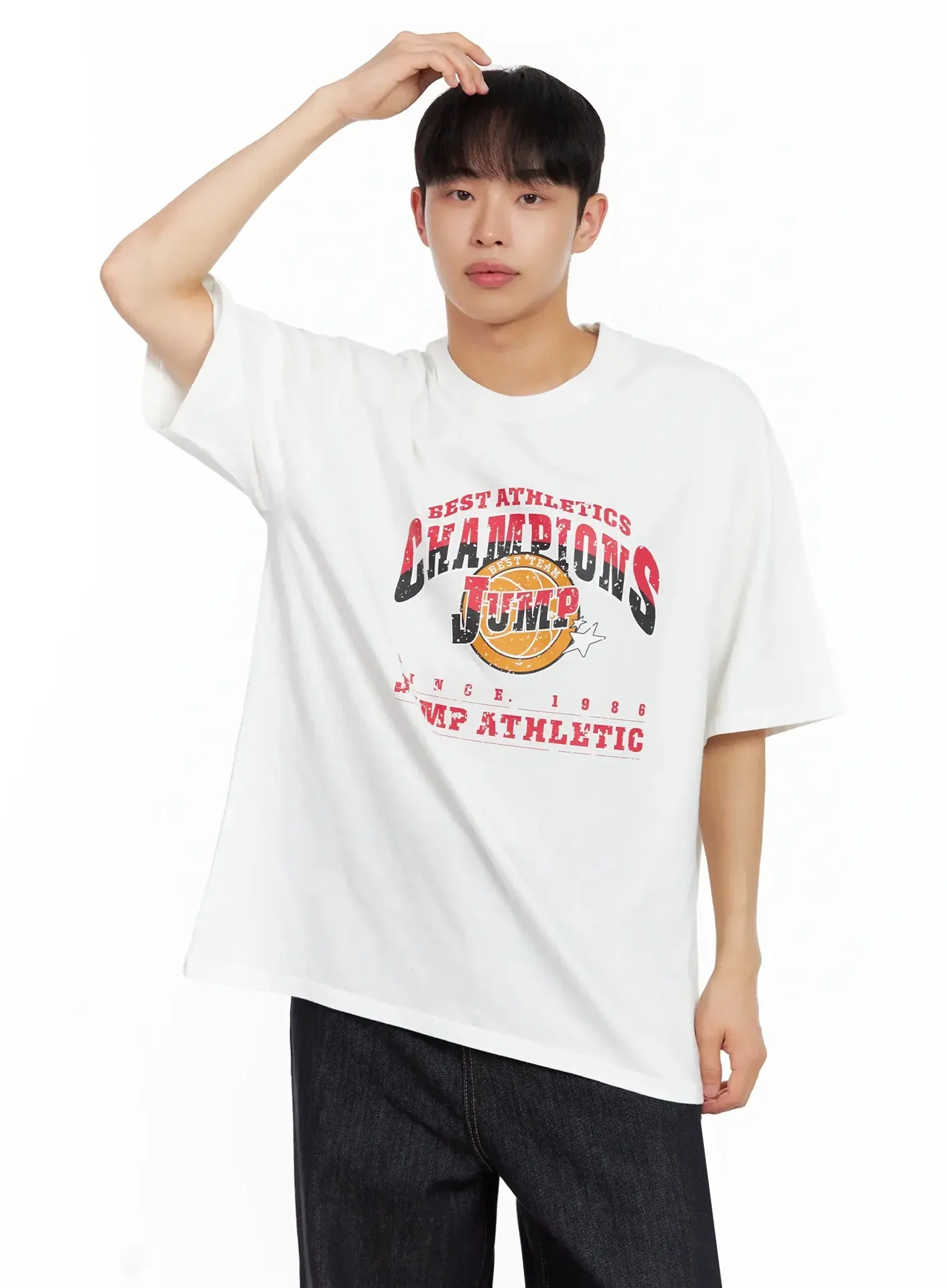 Men's Sporty Graphic T-Shirt IL516 - Image 13