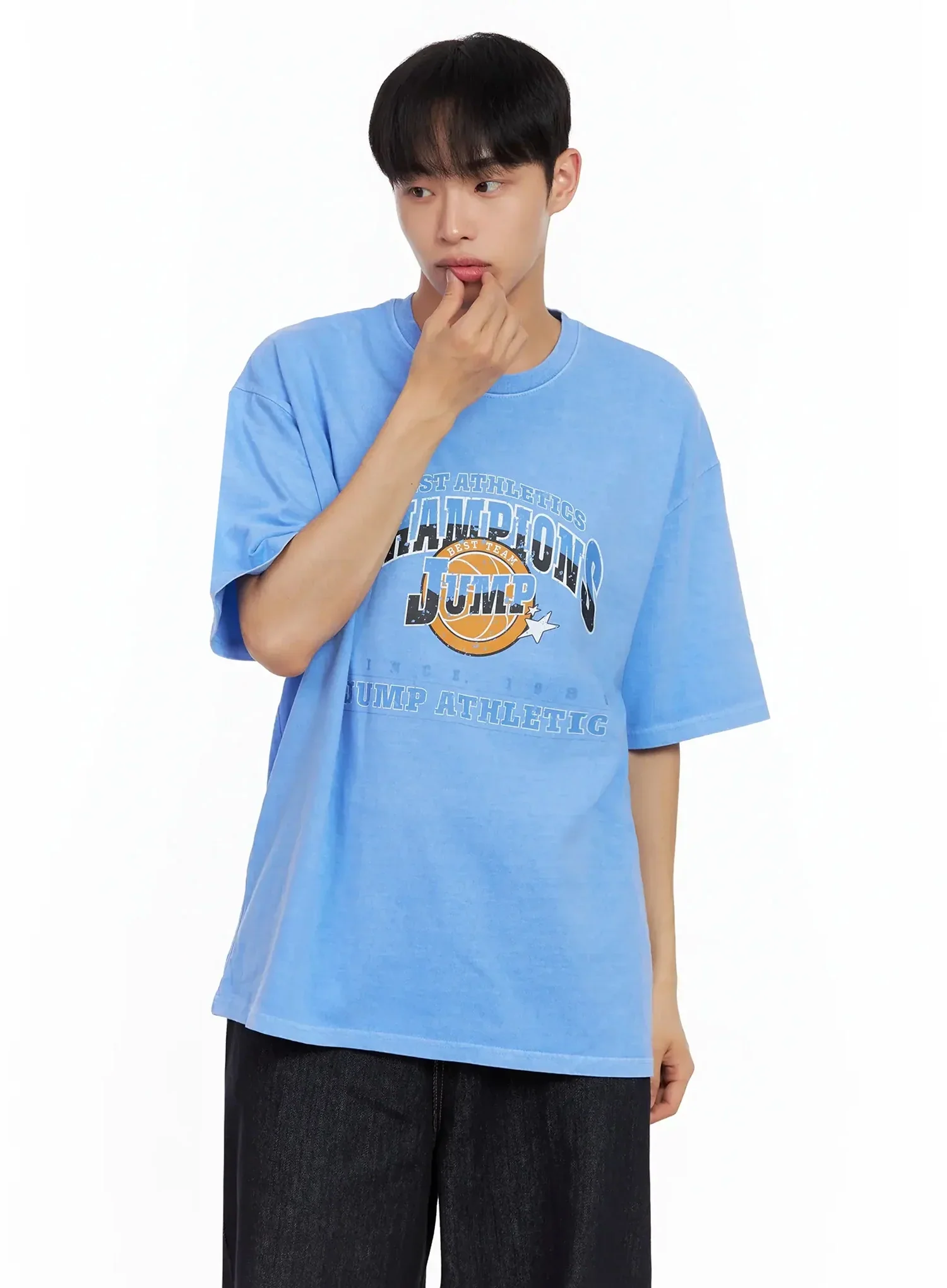 Men's Sporty Graphic T-Shirt IL516 - Image 3