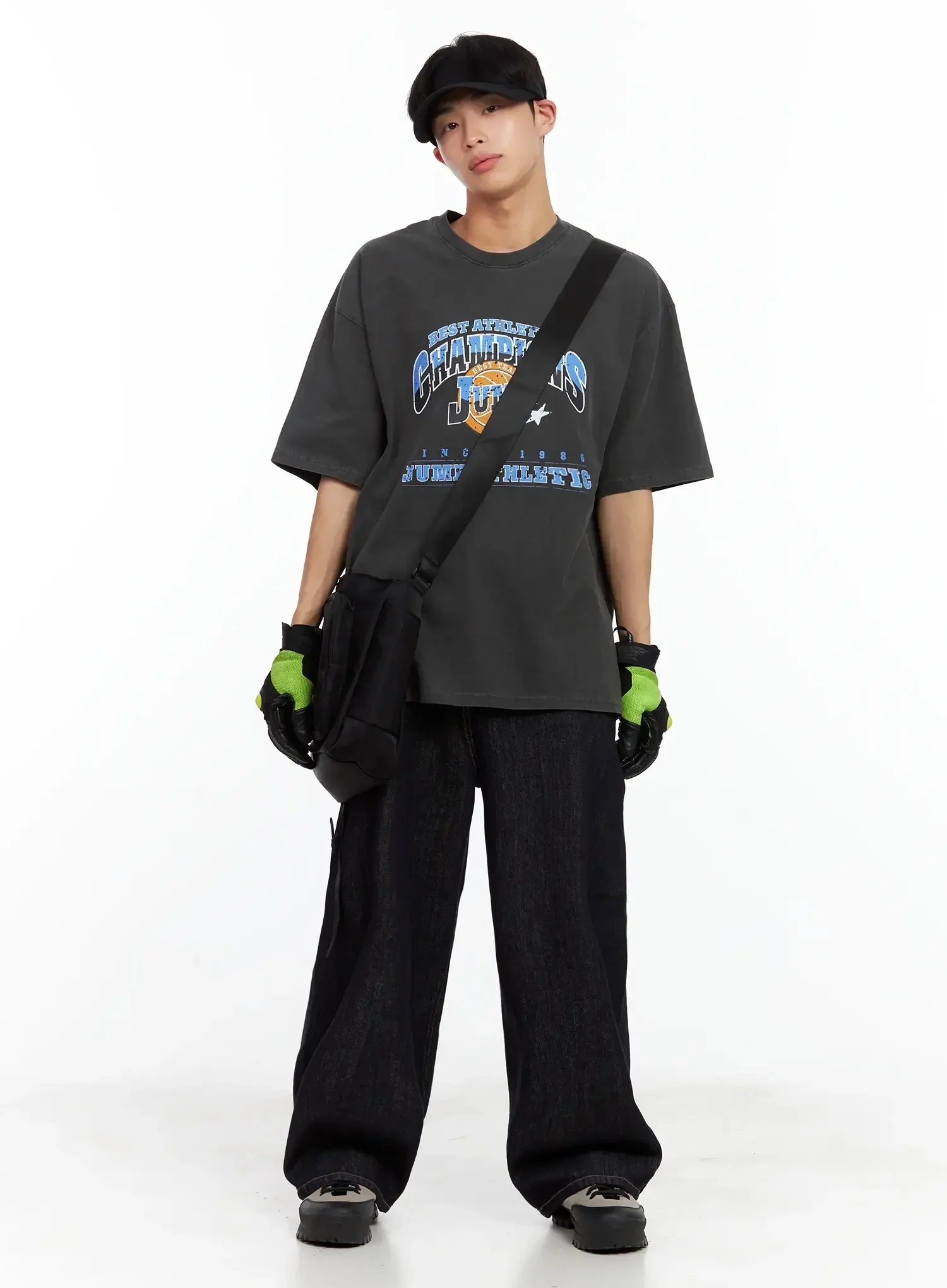 Men's Sporty Graphic T-Shirt IL516 - Image 4
