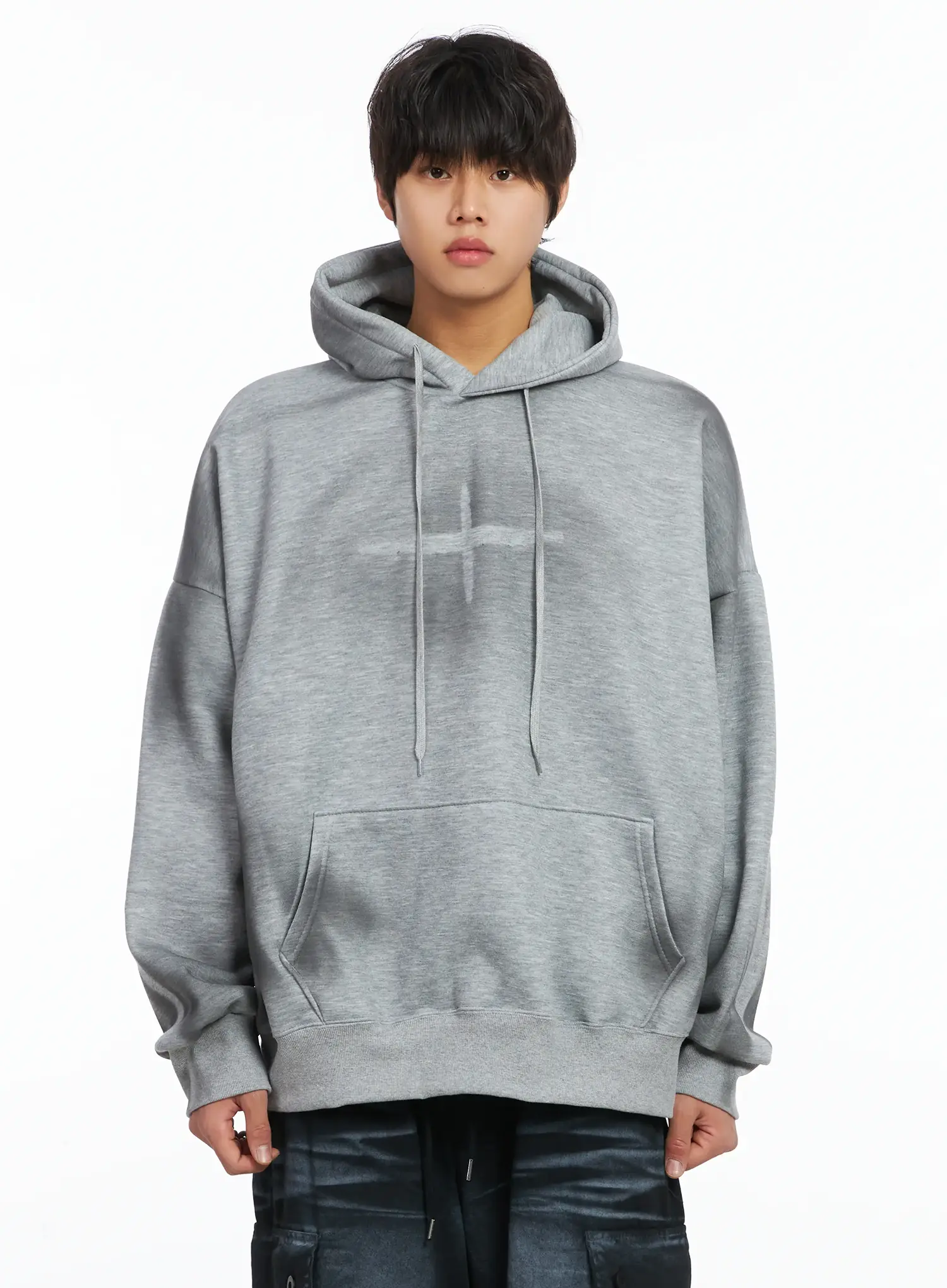 Men's Spray Graphic Fleece-Lined Hoodie IJ512 - Image 11