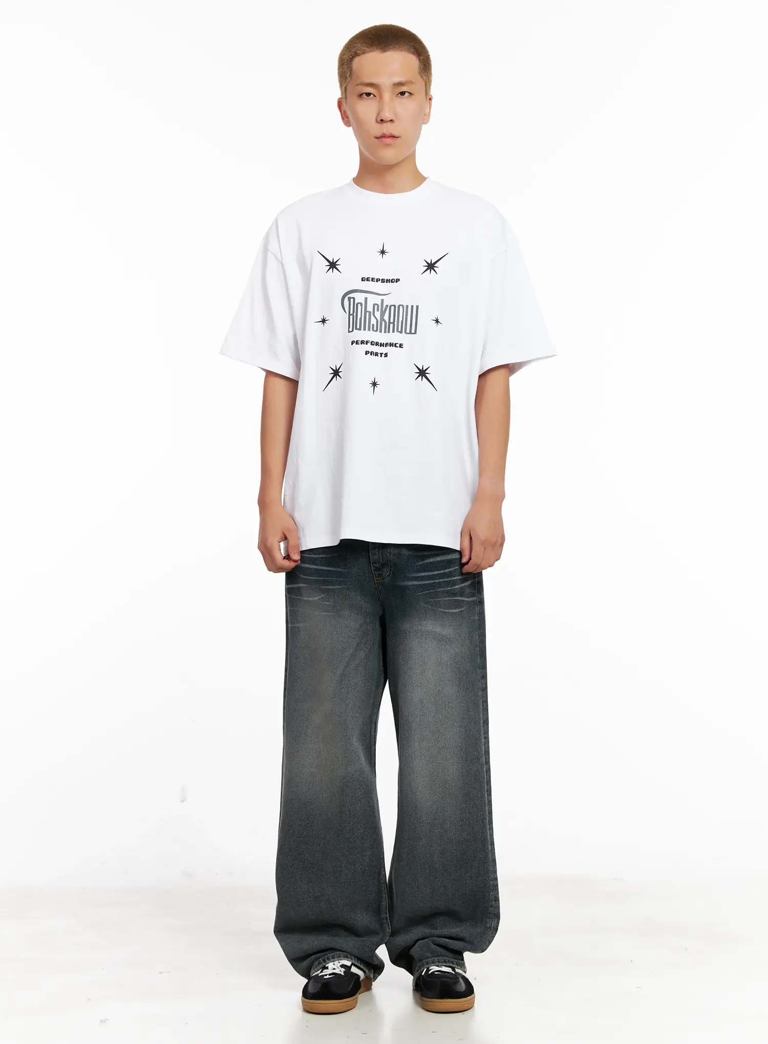 Men's Star Graphic Tee IL518 - Image 3