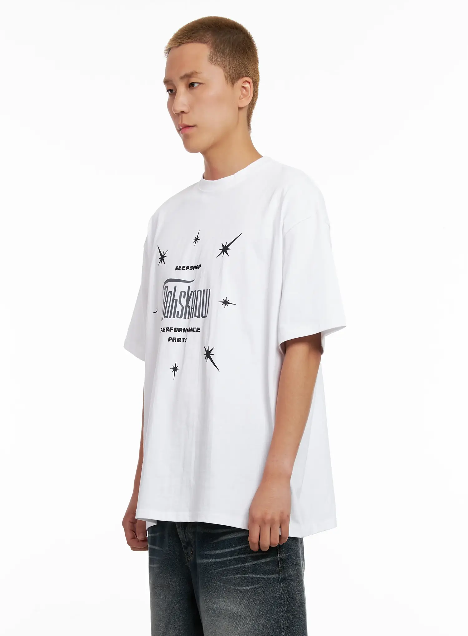 Men's Star Graphic Tee IL518 - Image 4