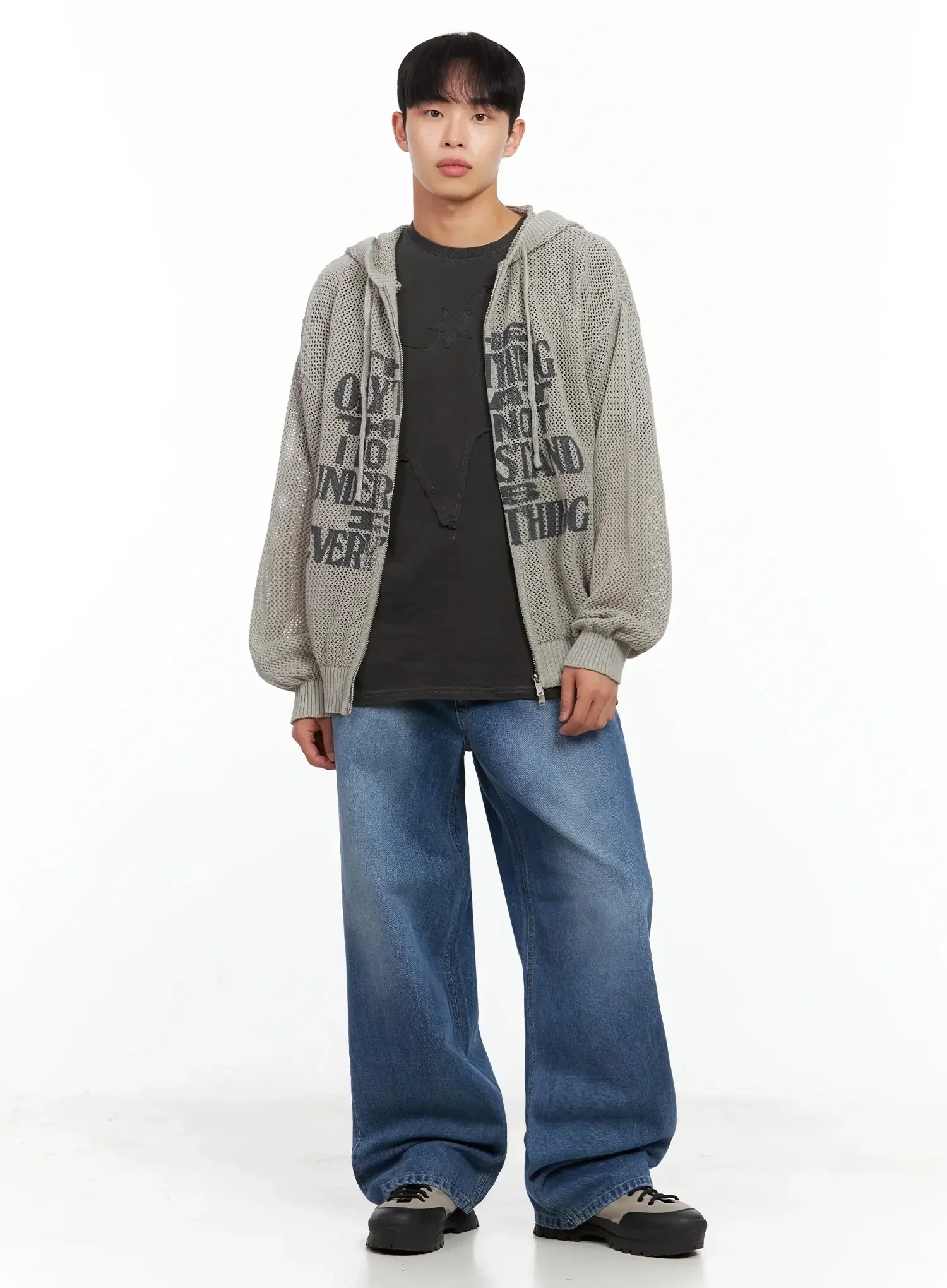Men's Star Patch T-Shirt IL516 - Image 15