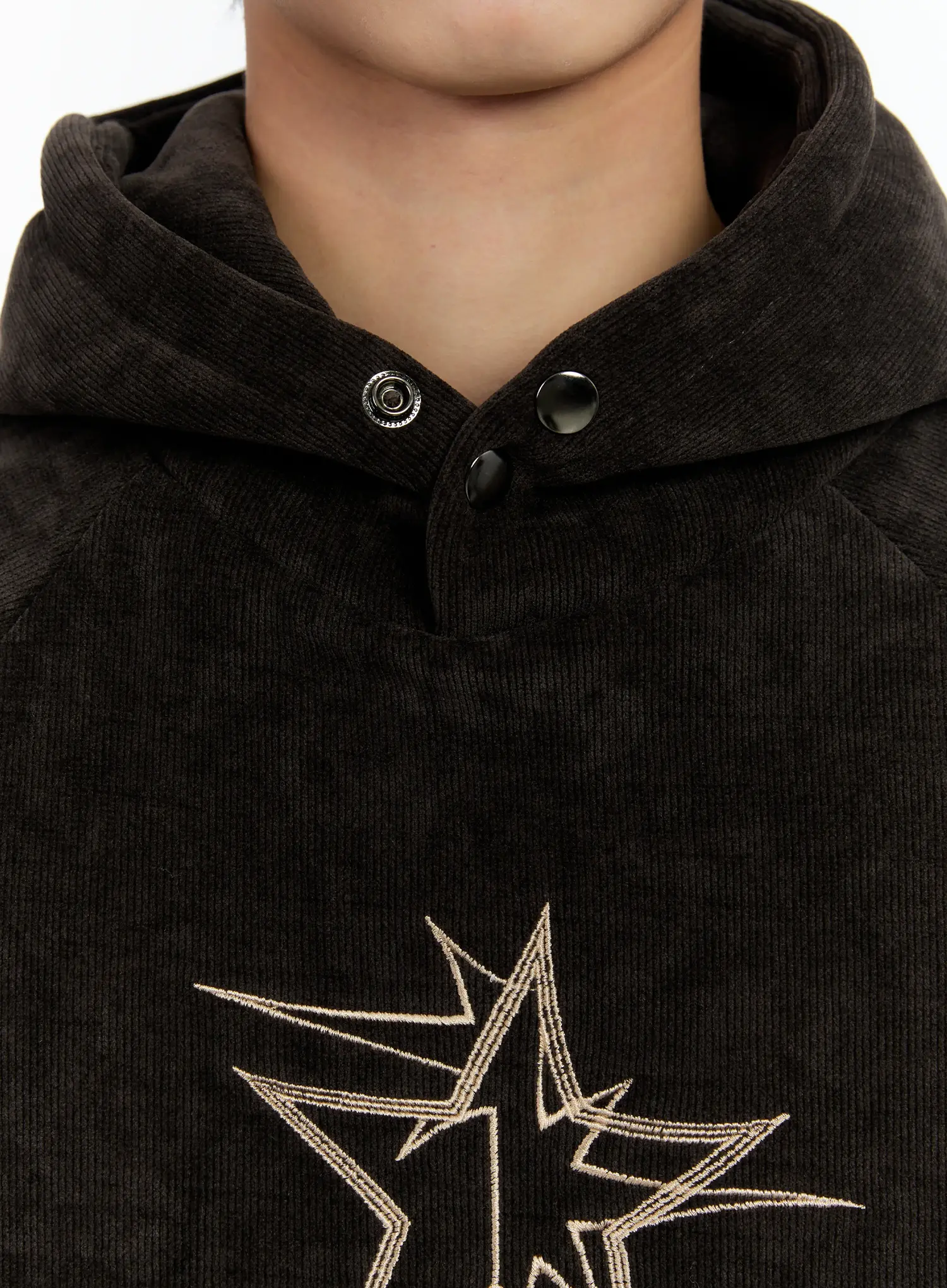 Men's Star Struck Corduroy Hoodie ID502 - Image 12
