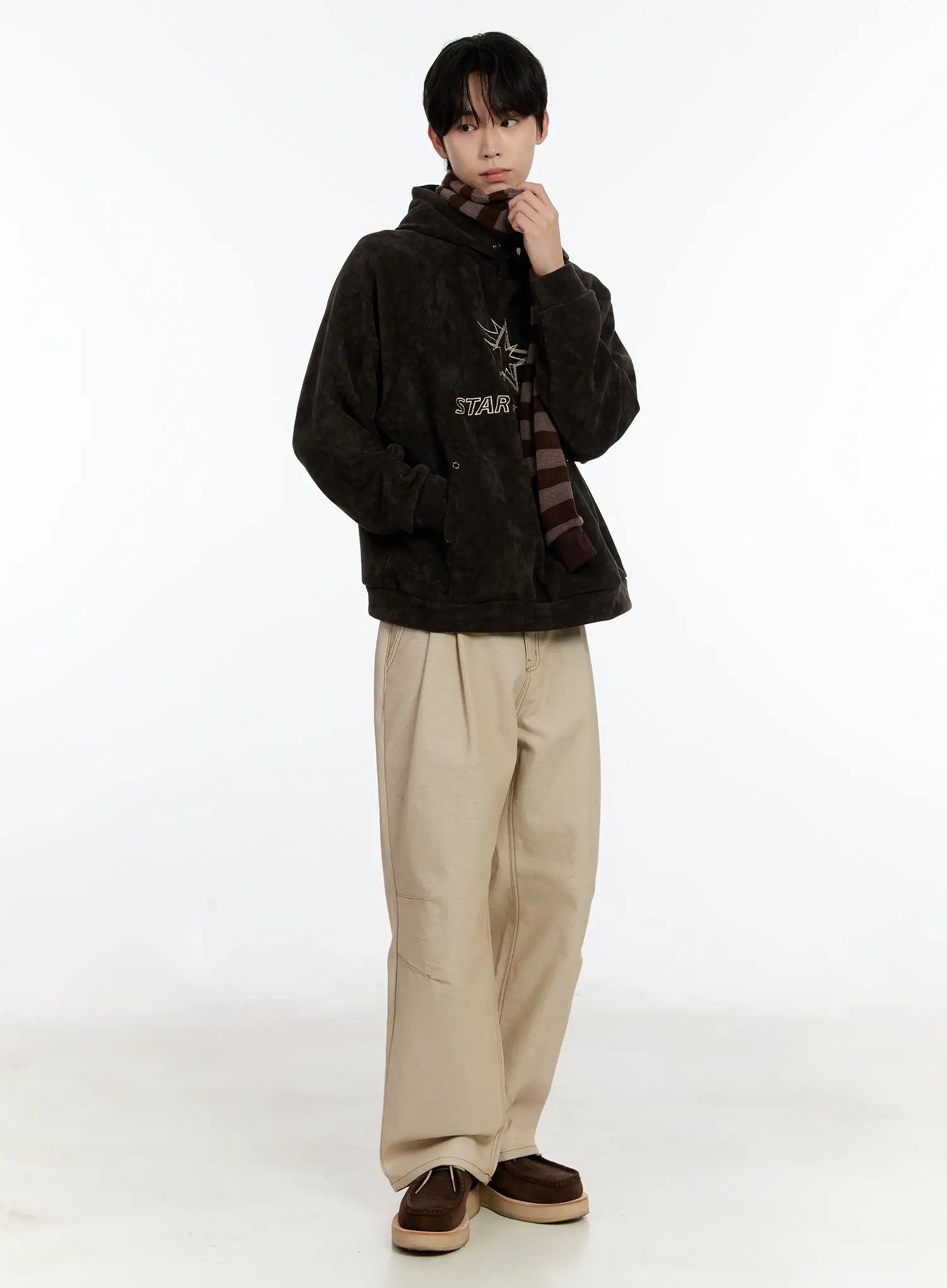 Men's Star Struck Corduroy Hoodie ID502 - Image 2