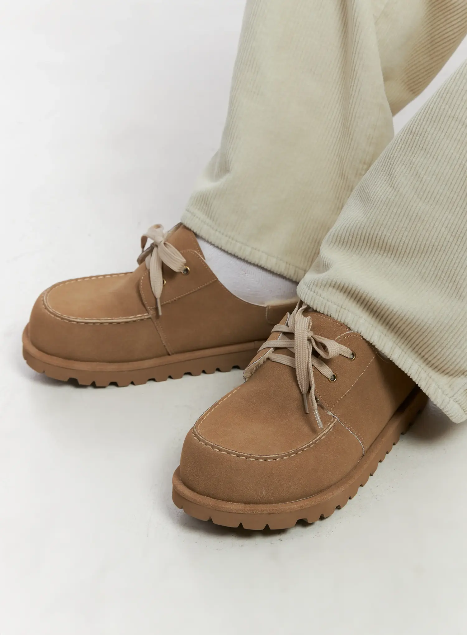 Men's Stitch Detail Slip-On Mules ID511
