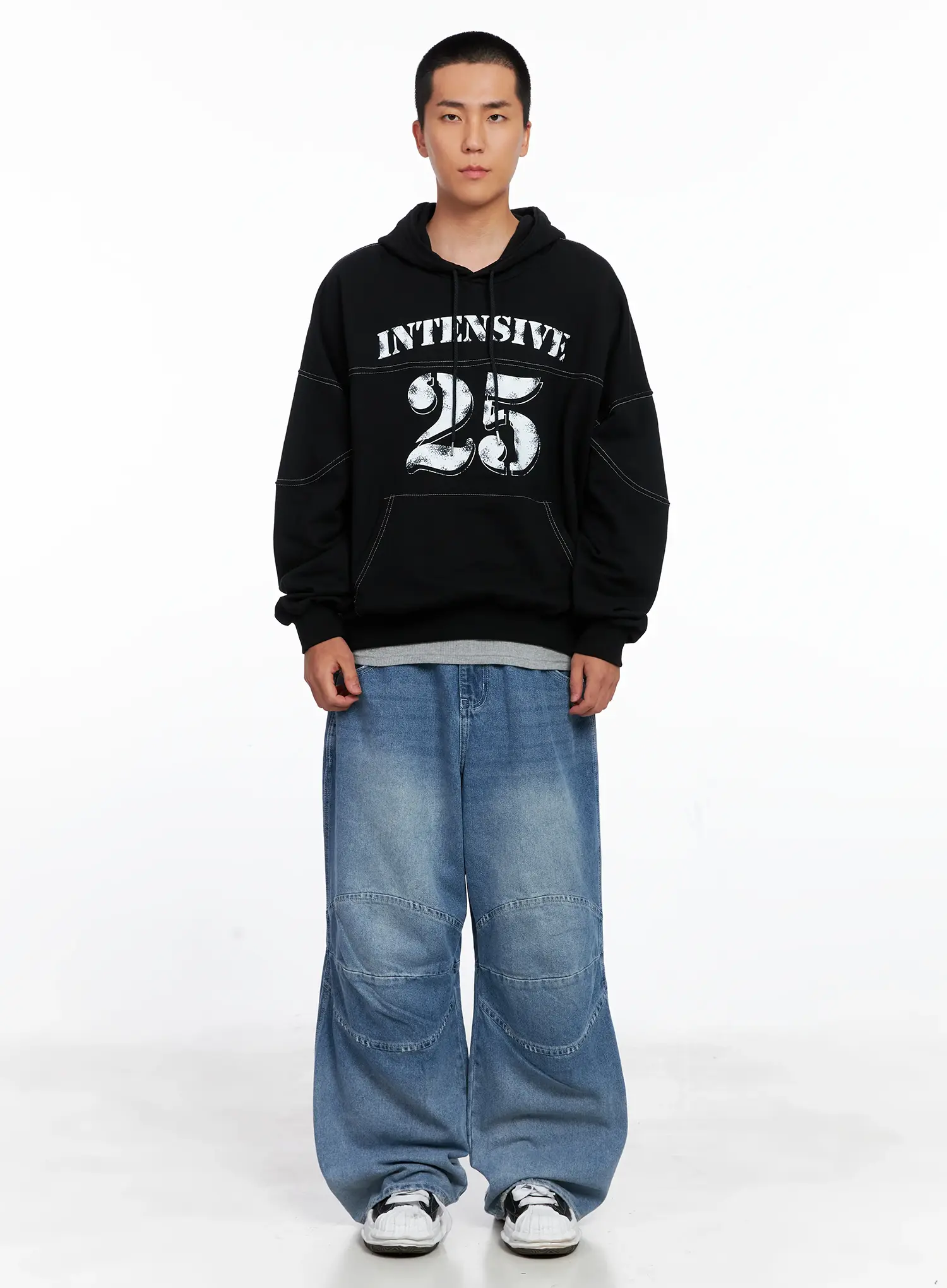 Men's Stitched Graphic Hoodie IS510 - Image 3