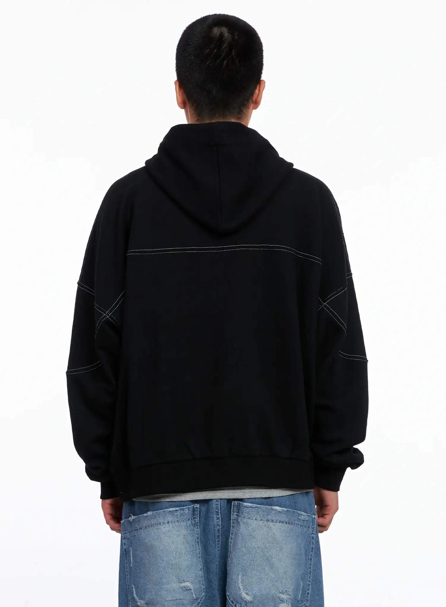 Men's Stitched Graphic Hoodie IS510 - Image 6