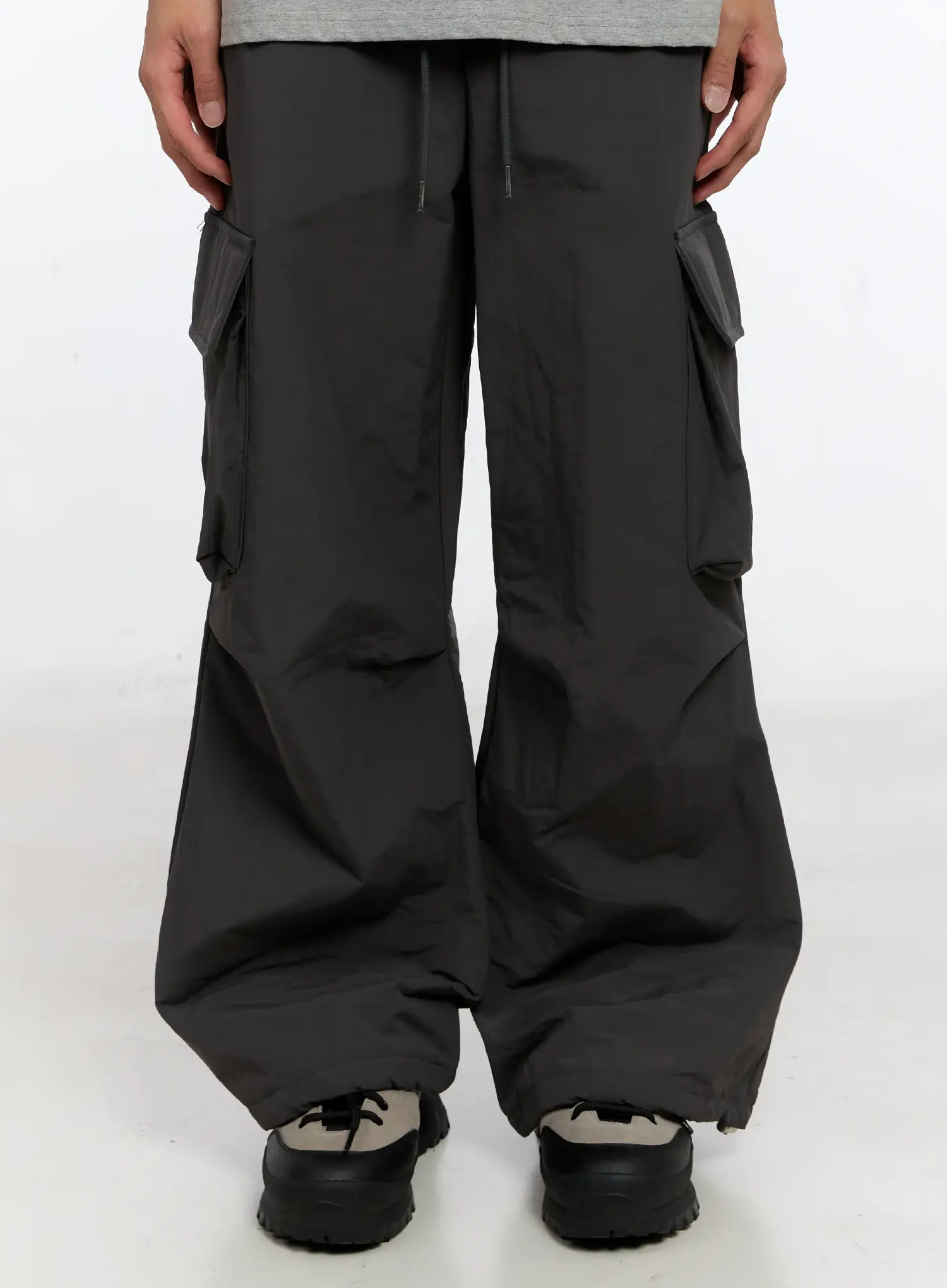 Men's String Wide Cargo Pants IN512