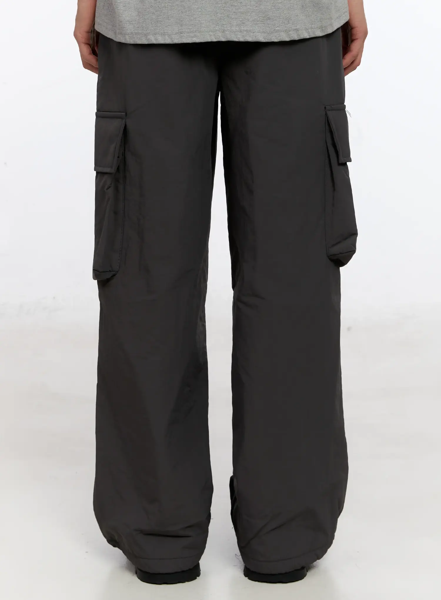 Men's String Wide Cargo Pants IN512 - Image 8