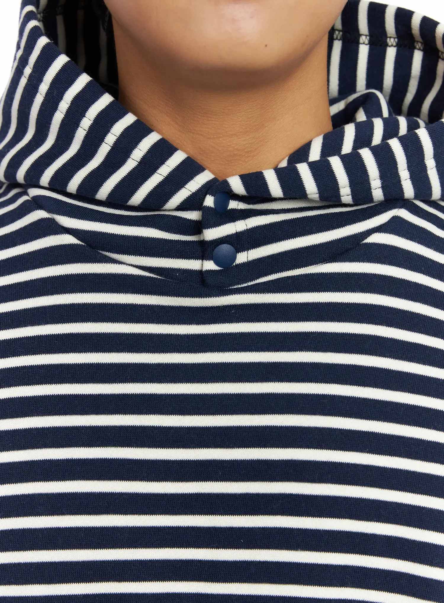 Men's Striped Button Neck Hoodie IF503 - Image 11