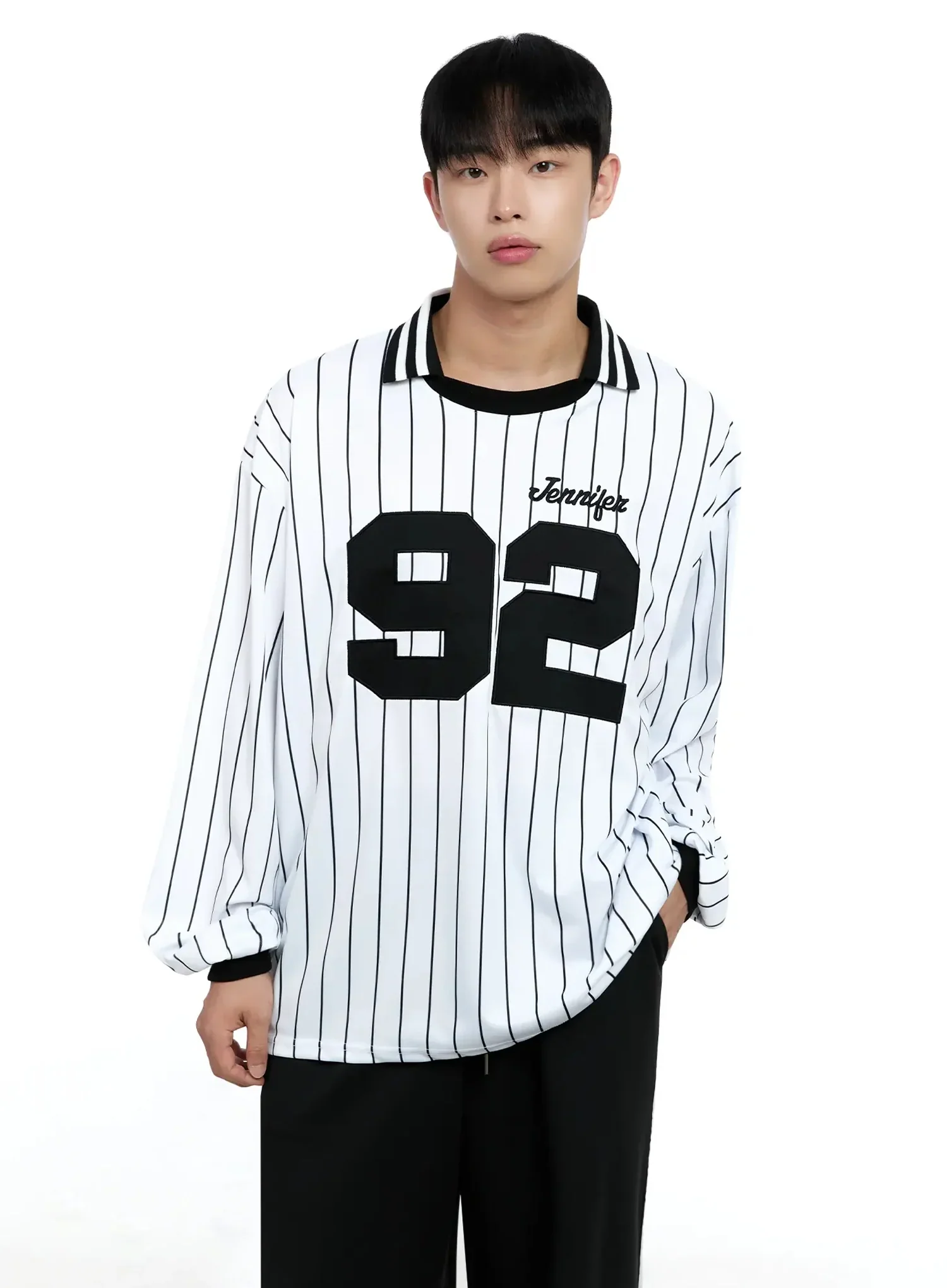Men's Striped Jersey IG520 - Image 8
