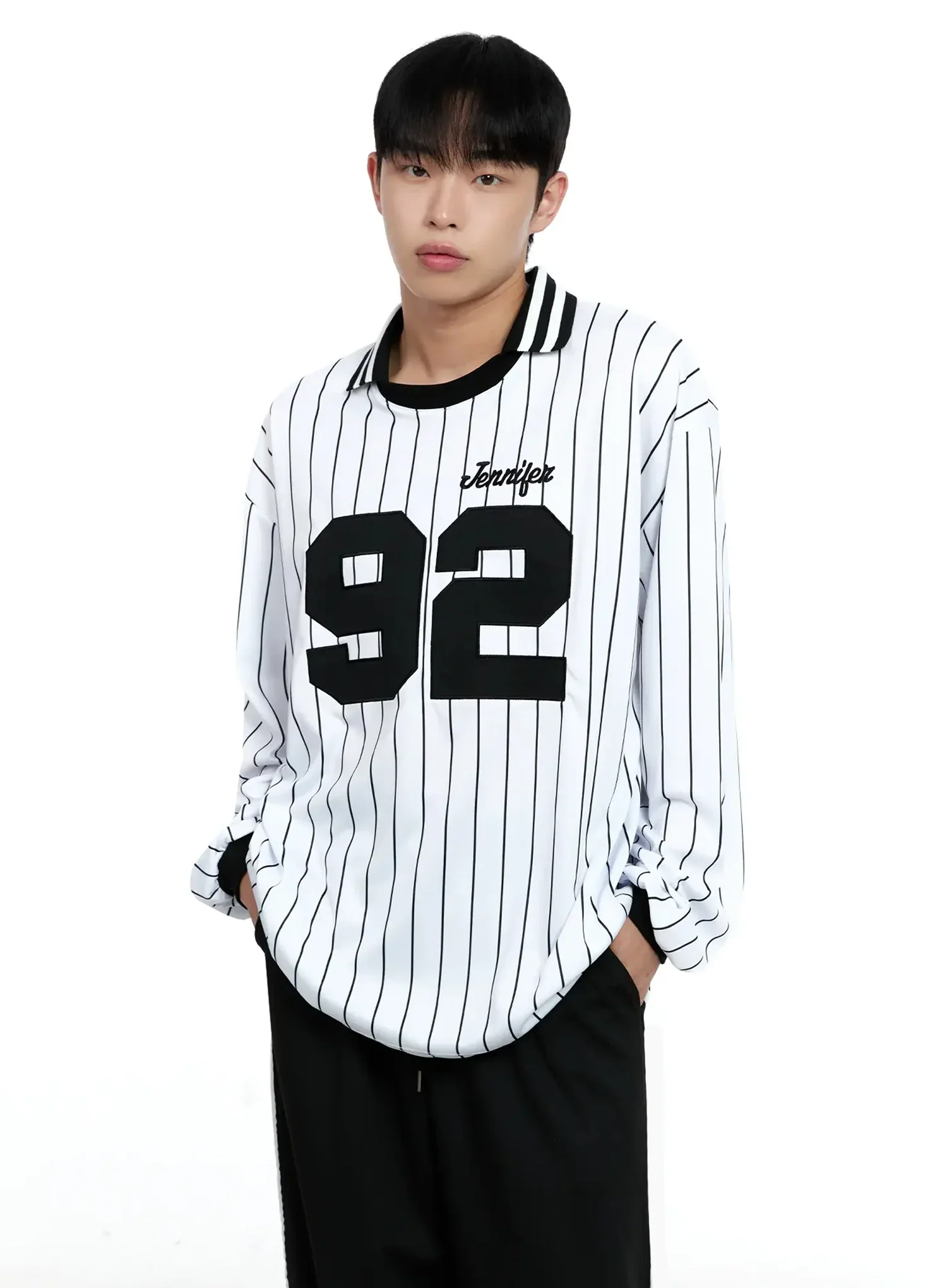 Men's Striped Jersey IG520 - Image 9