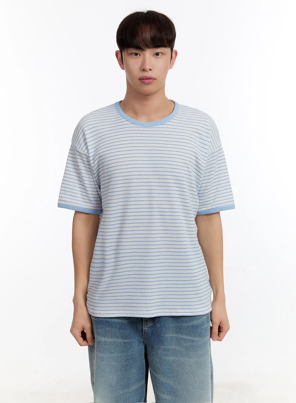 Men's Striped T-Shirt IA504 - Image 15