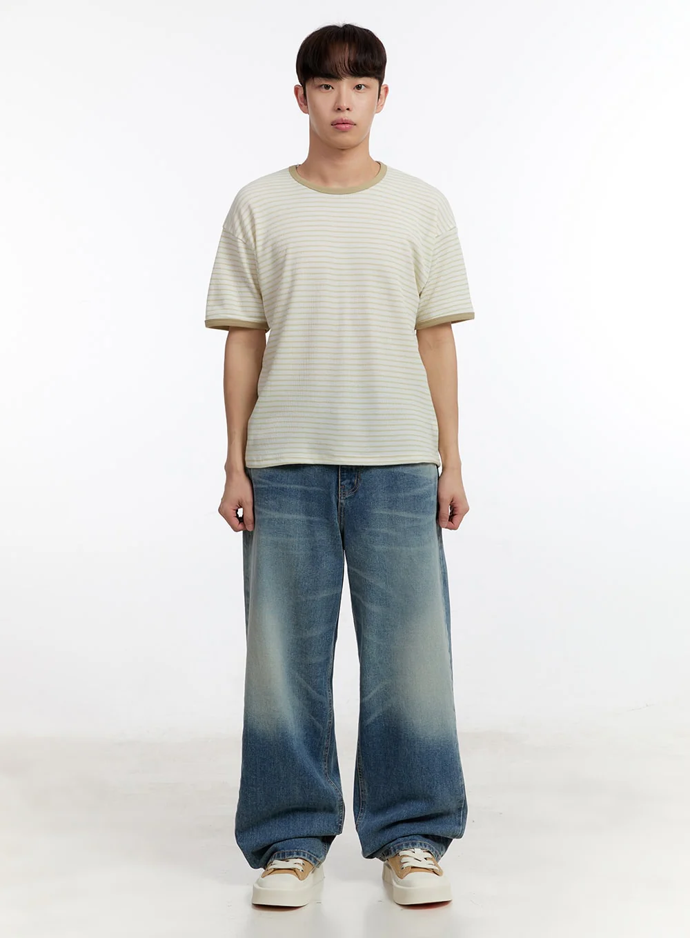 Men's Striped T-Shirt IA504 - Image 8