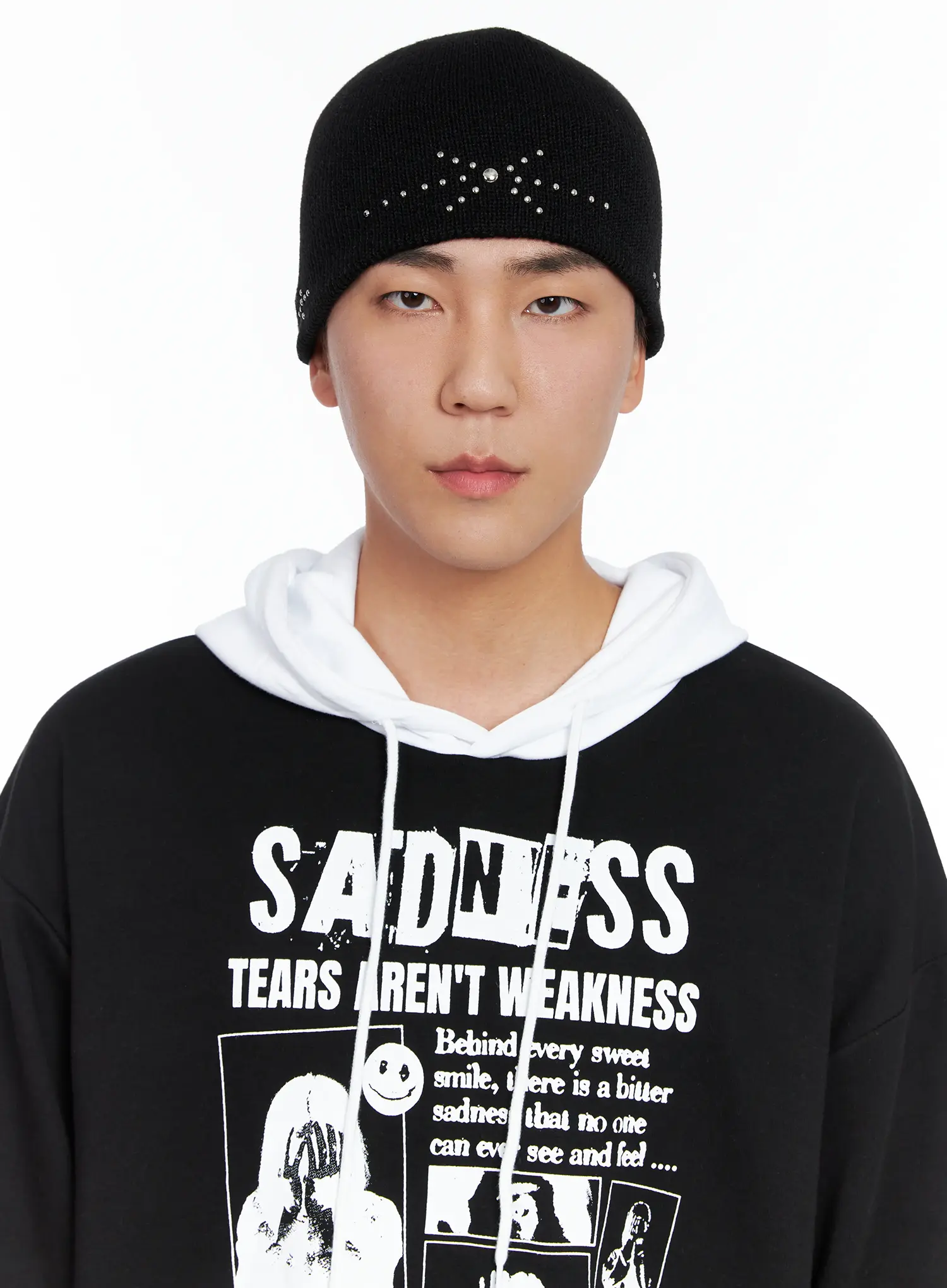 Men's Studded Beanie IG529 - Image 4