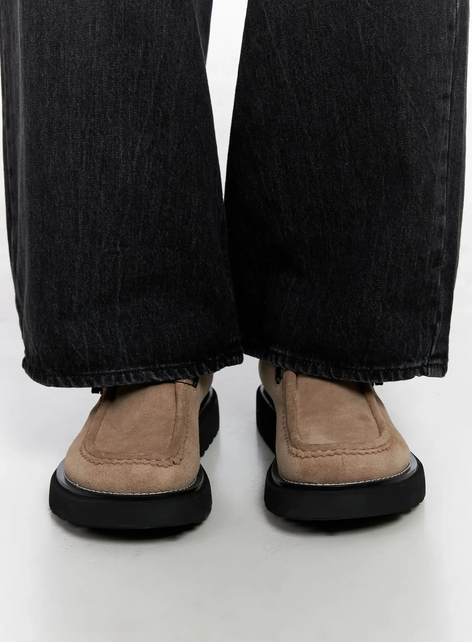 Men's Suede Loafers IO502 - Image 4