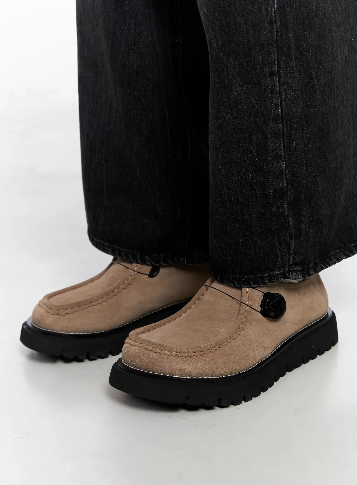 Men's Suede Loafers IO502 - Image 5