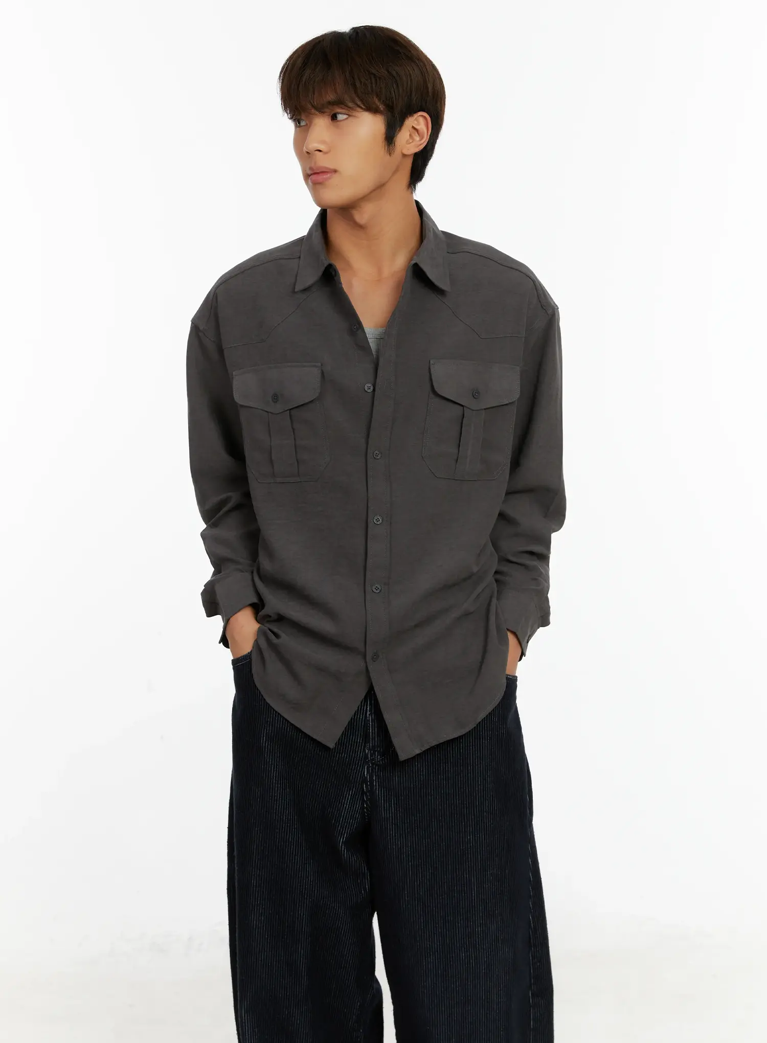 Men's Suede Shirt ID524 - Image 7