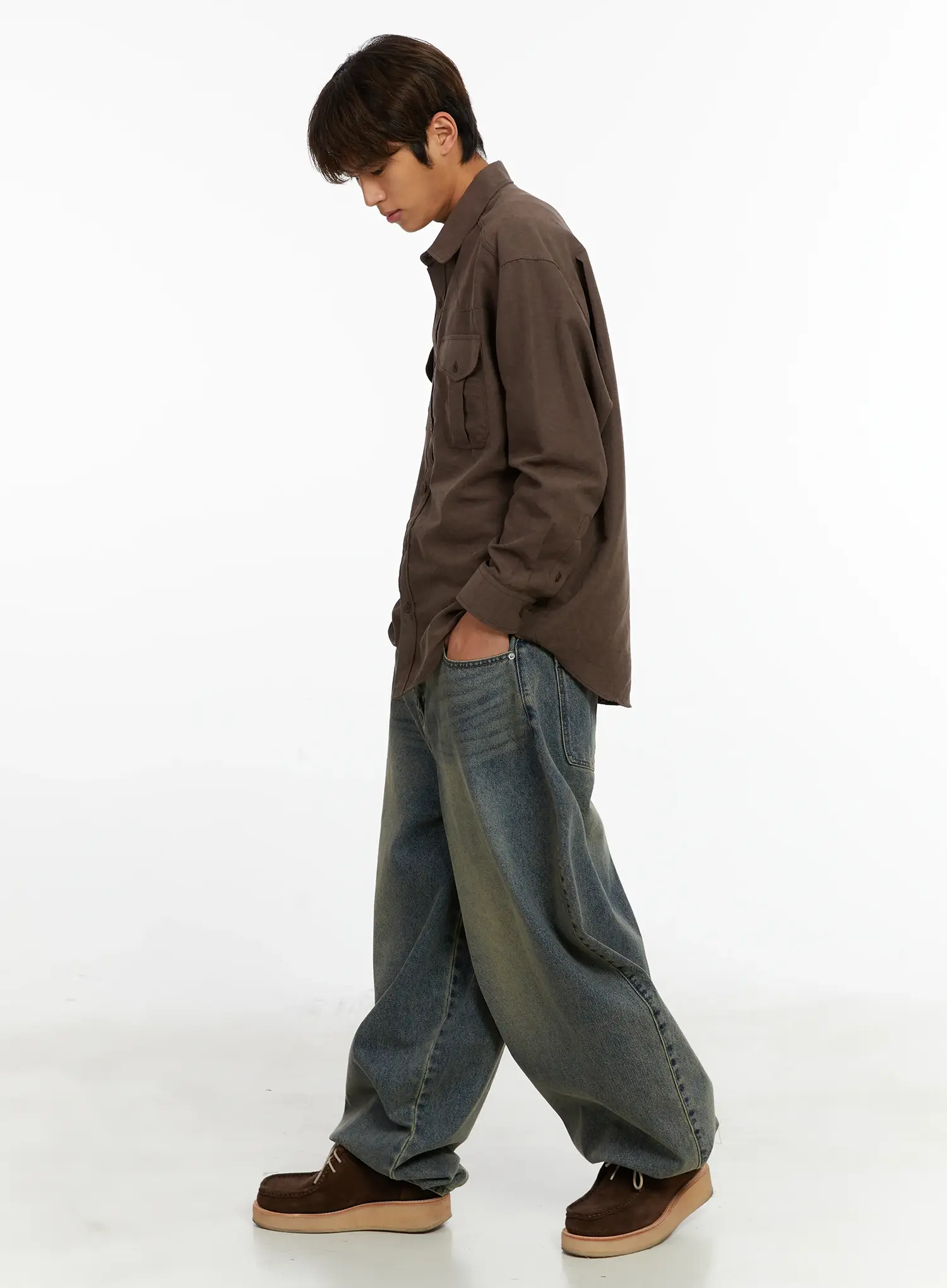 Men's Suede Shirt ID524 - Image 9