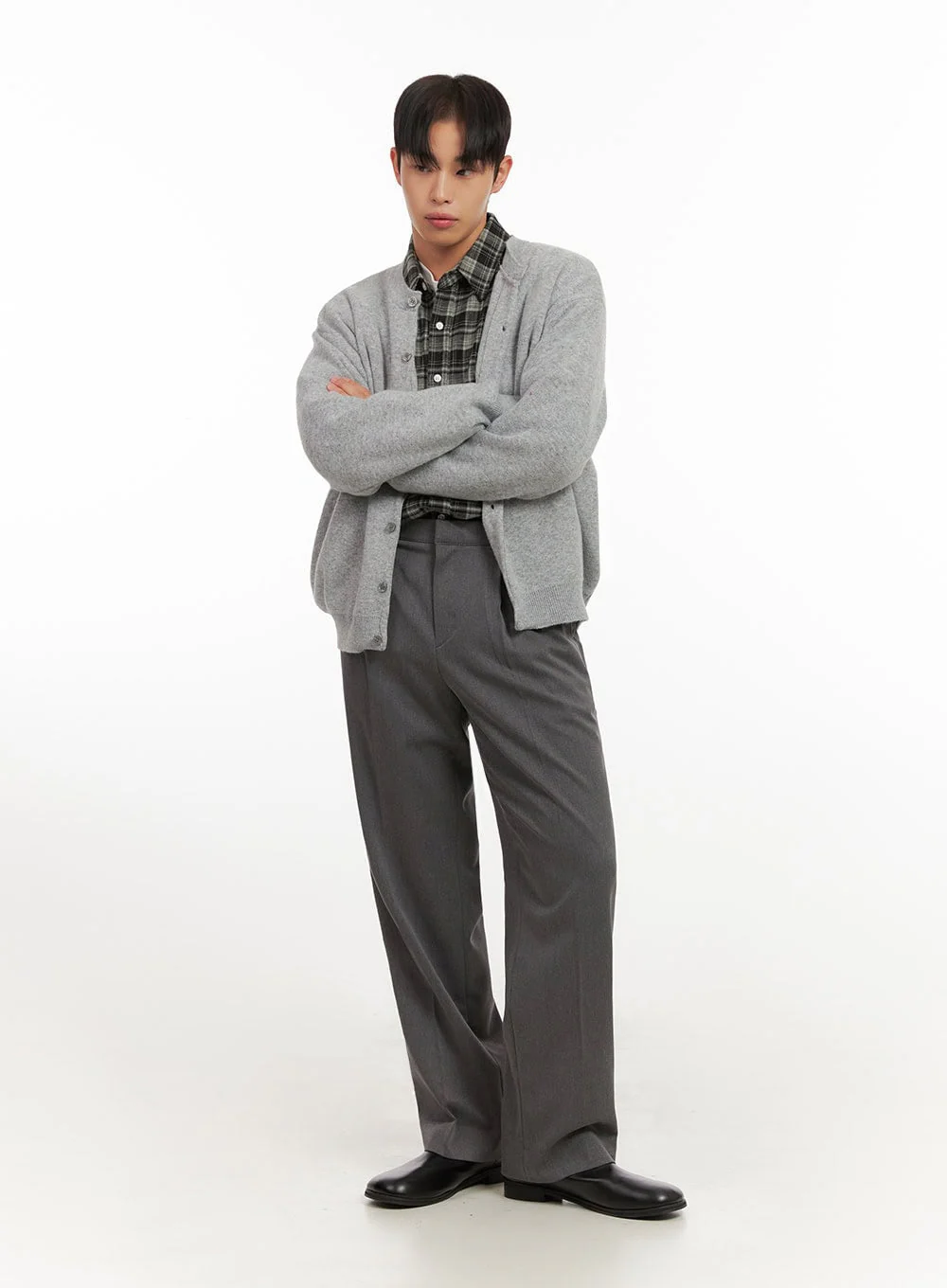 Men's Tailored Wide-Fit Slacks ID406 - Image 3