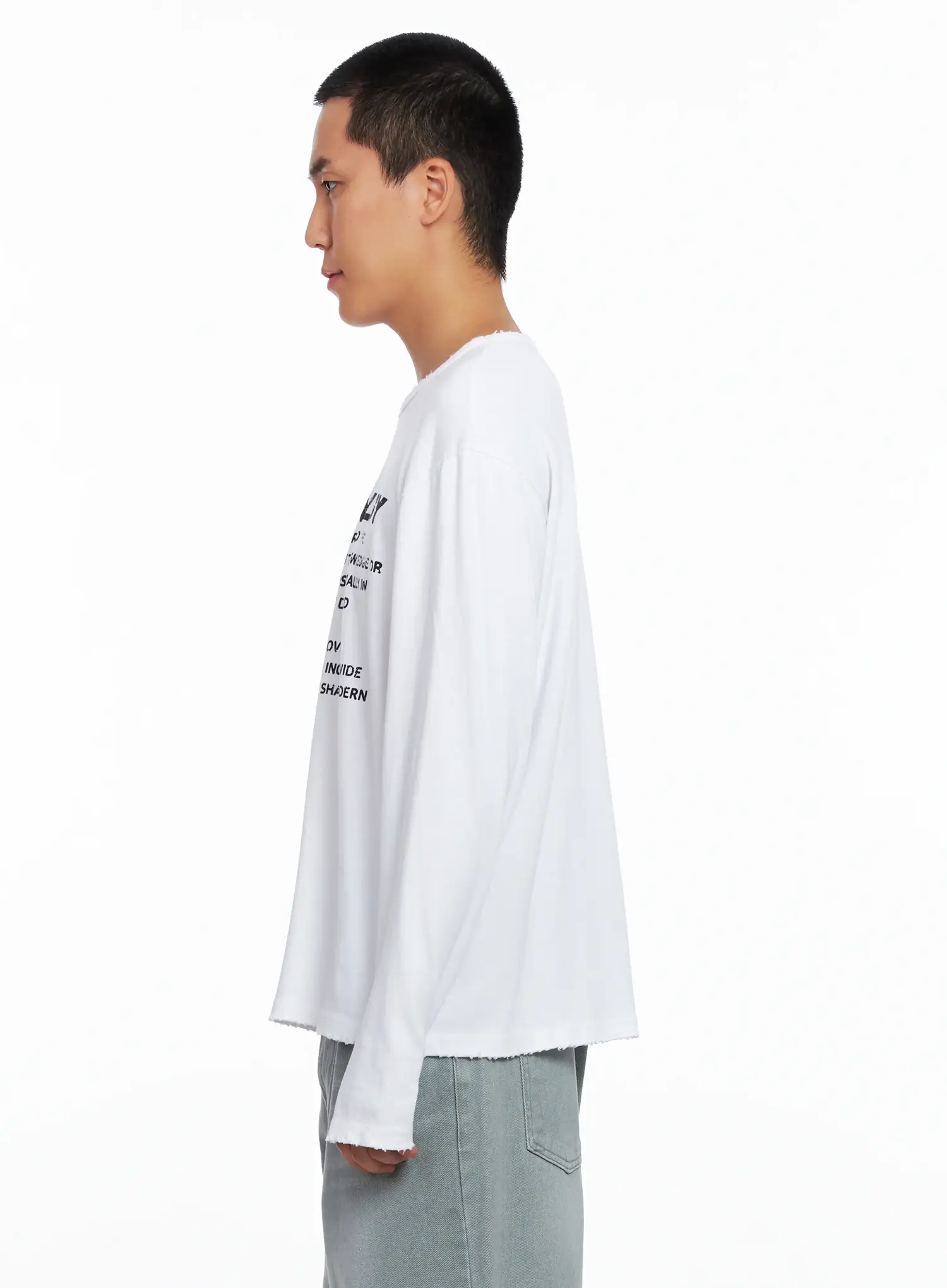 Men's Tech Graphic Long Sleeve Tee IS509 - Image 5