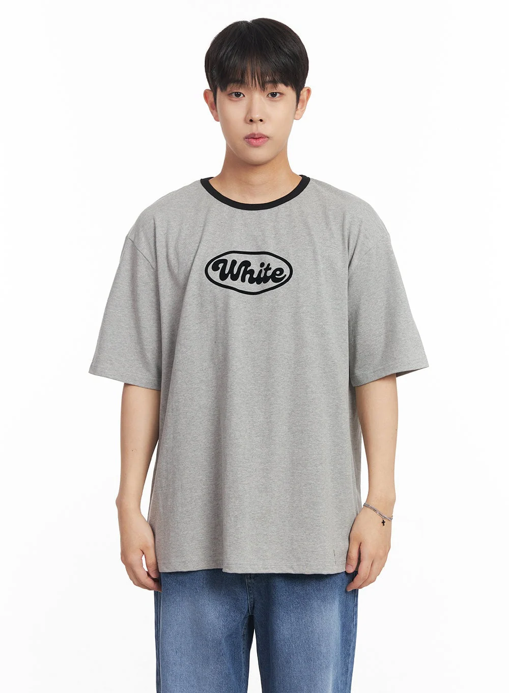 Men's Three-Tone Graphic T-Shirt IA529 - Image 10