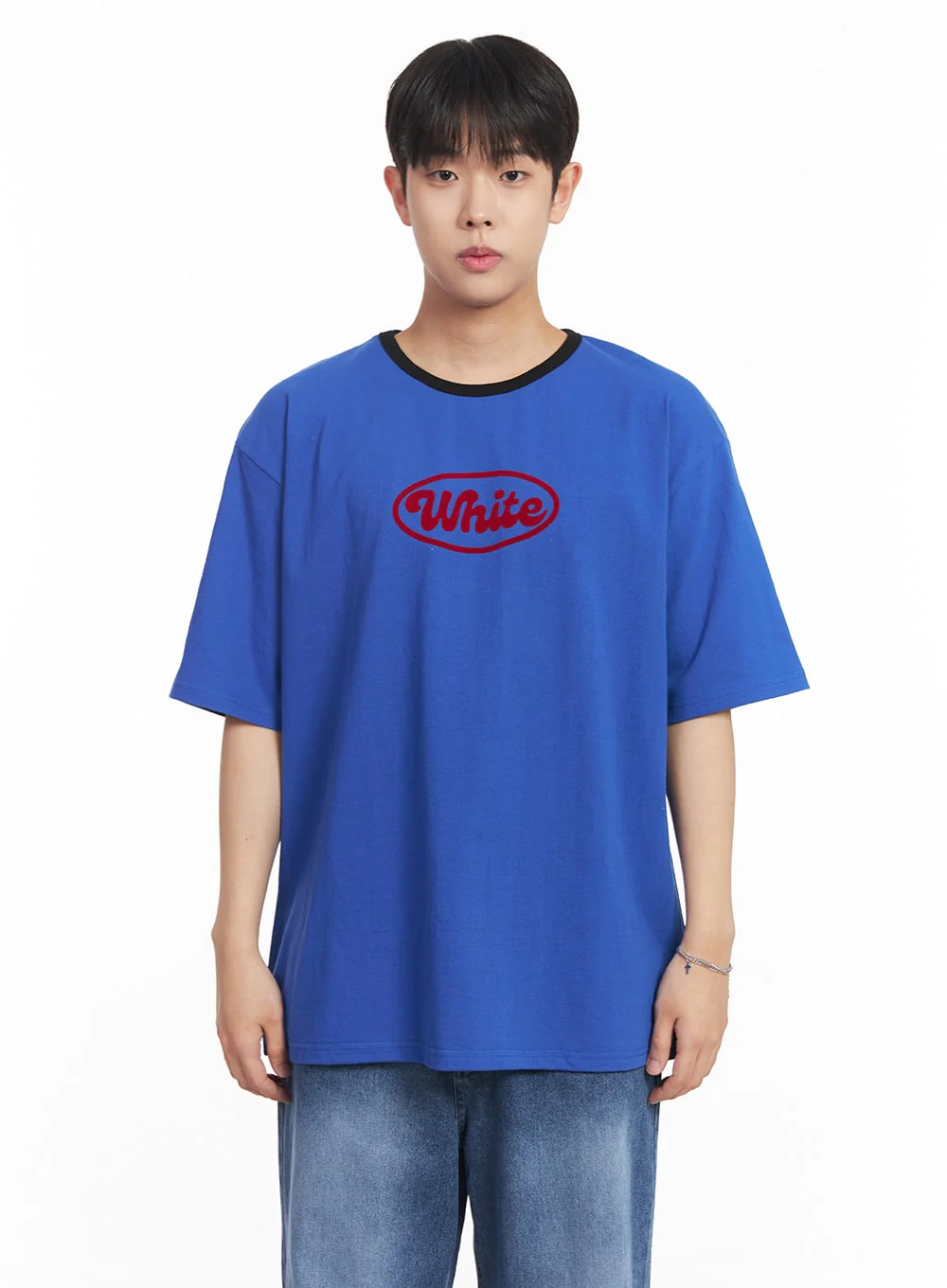 Men's Three-Tone Graphic T-Shirt IA529 - Image 11