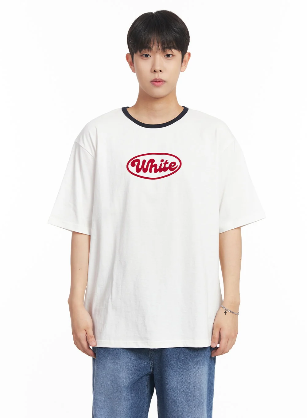 Men's Three-Tone Graphic T-Shirt IA529 - Image 12