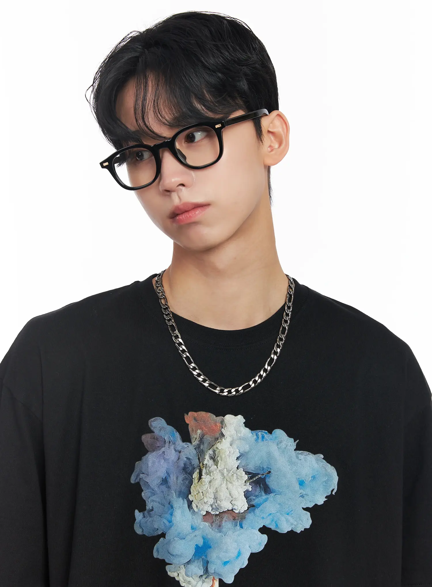 Men's Timeless Black Glasses IL501 - Image 9